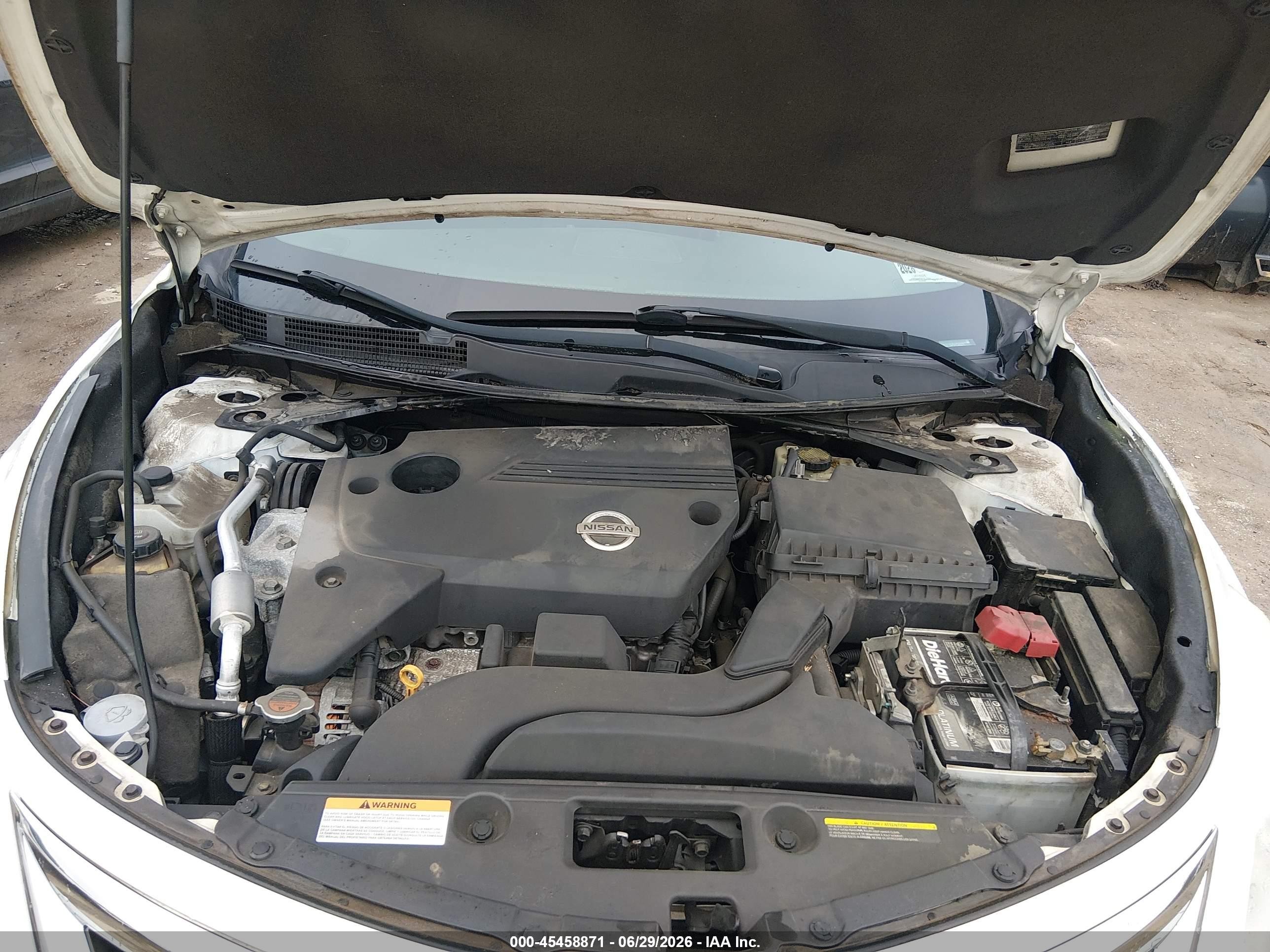 2015 Nissan Altima 2.5 S White vin: 1N4AL3AP7FC282272