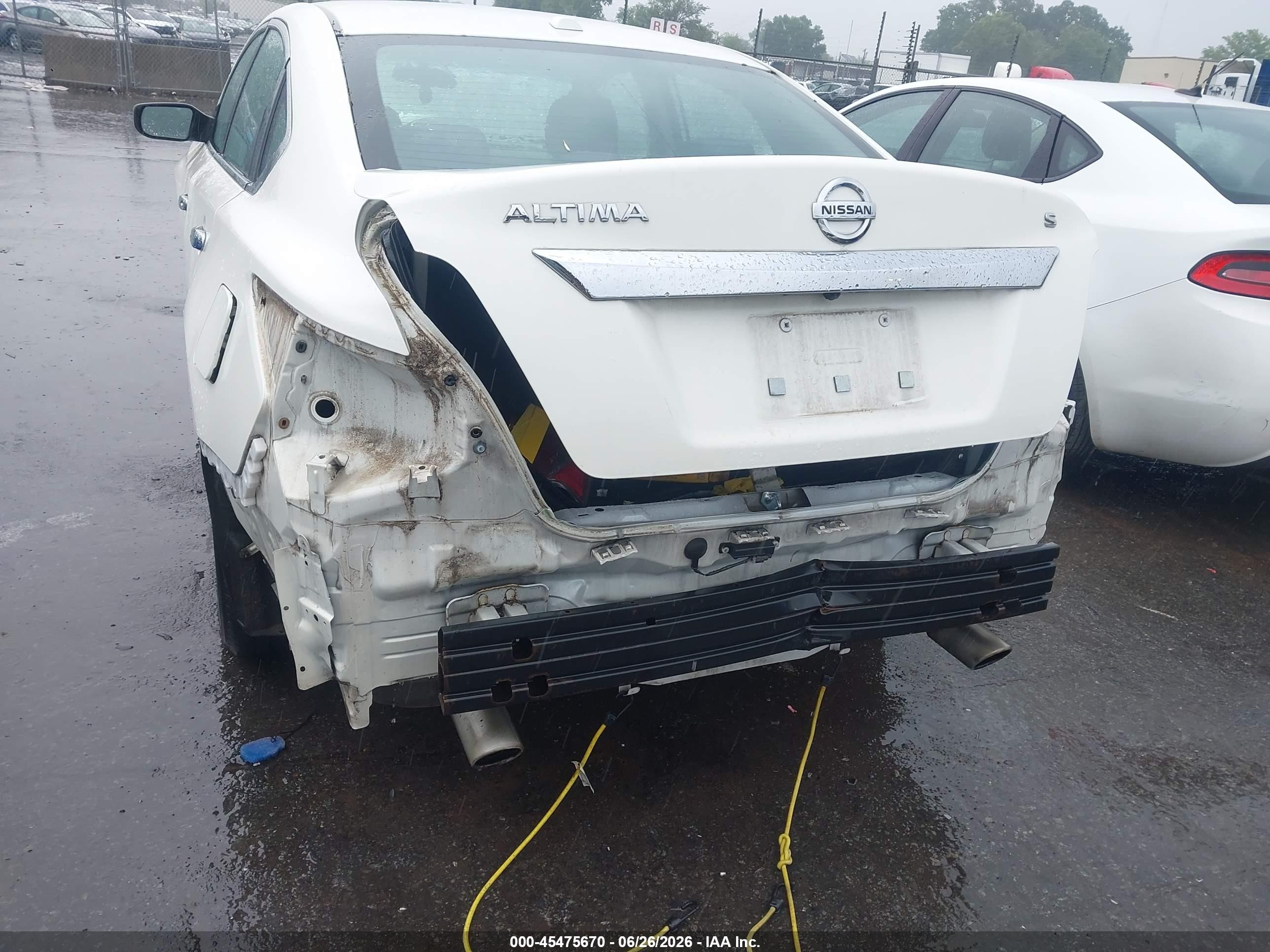 2015 Nissan Altima 2.5 S White vin: 1N4AL3AP7FC285575