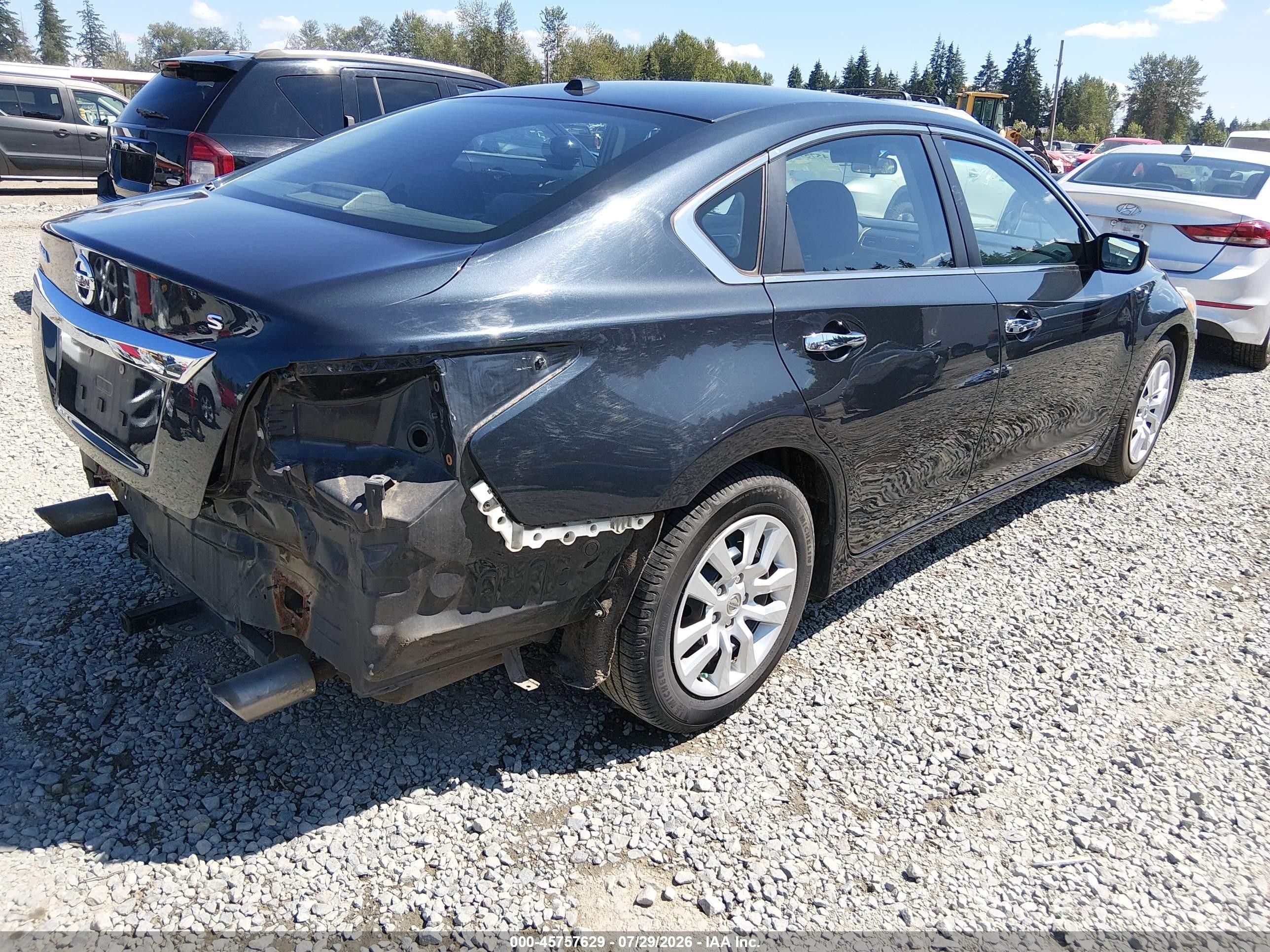 2015 Nissan Altima 2.5 S Gray vin: 1N4AL3AP7FC299489