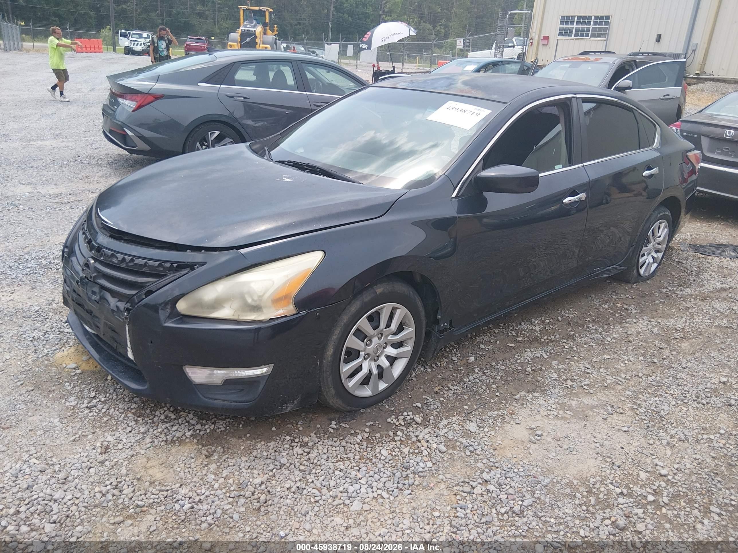 2015 Nissan Altima 2.5 S Black vin: 1N4AL3AP7FC417489