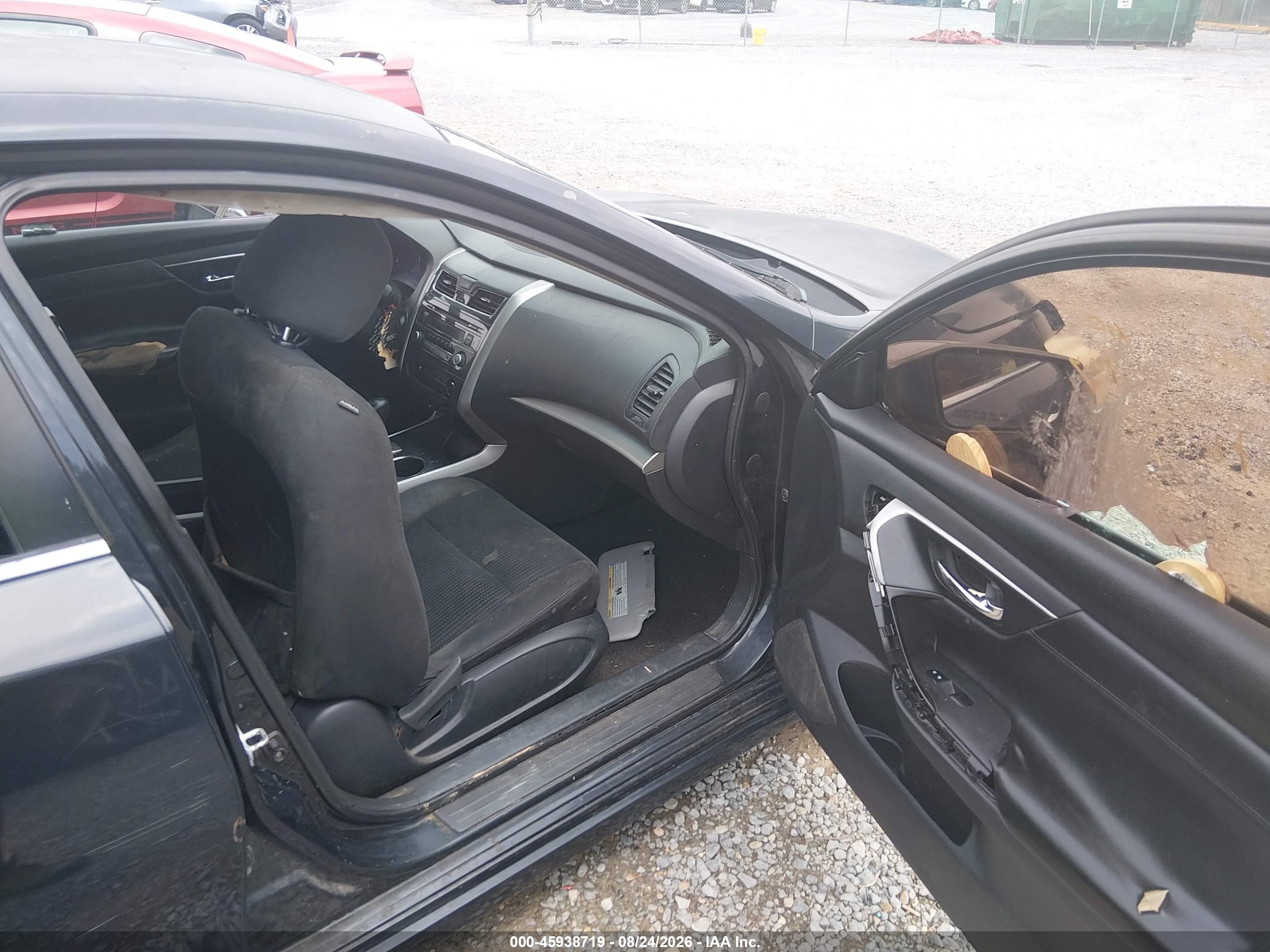 2015 Nissan Altima 2.5 S Black vin: 1N4AL3AP7FC417489