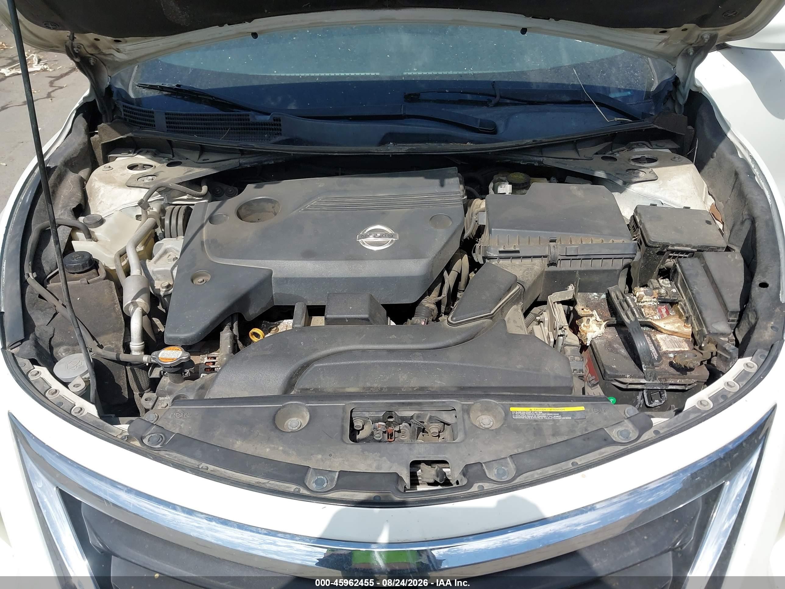 2015 Nissan Altima 2.5 S White vin: 1N4AL3AP7FC420327