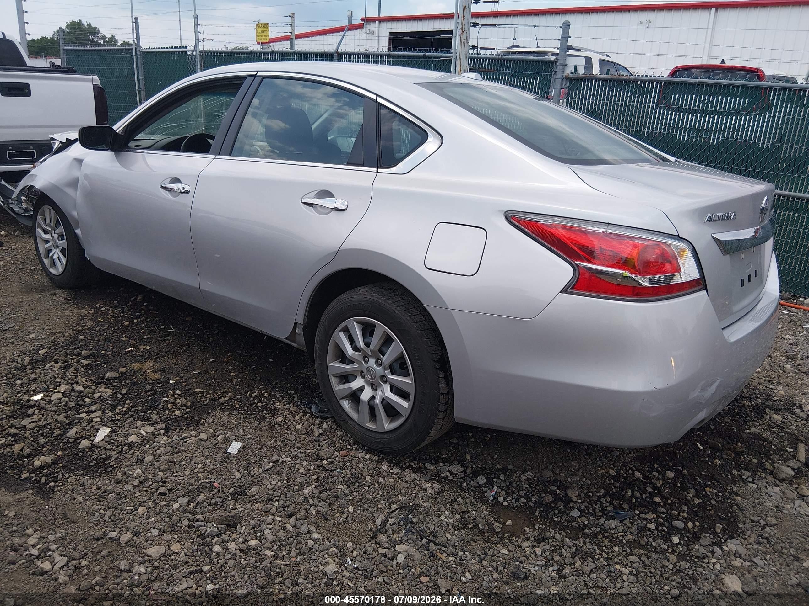 2015 Nissan Altima 2.5/2.5 S/2.5 Sl/2.5 Sv Silver vin: 1N4AL3AP7FC430176