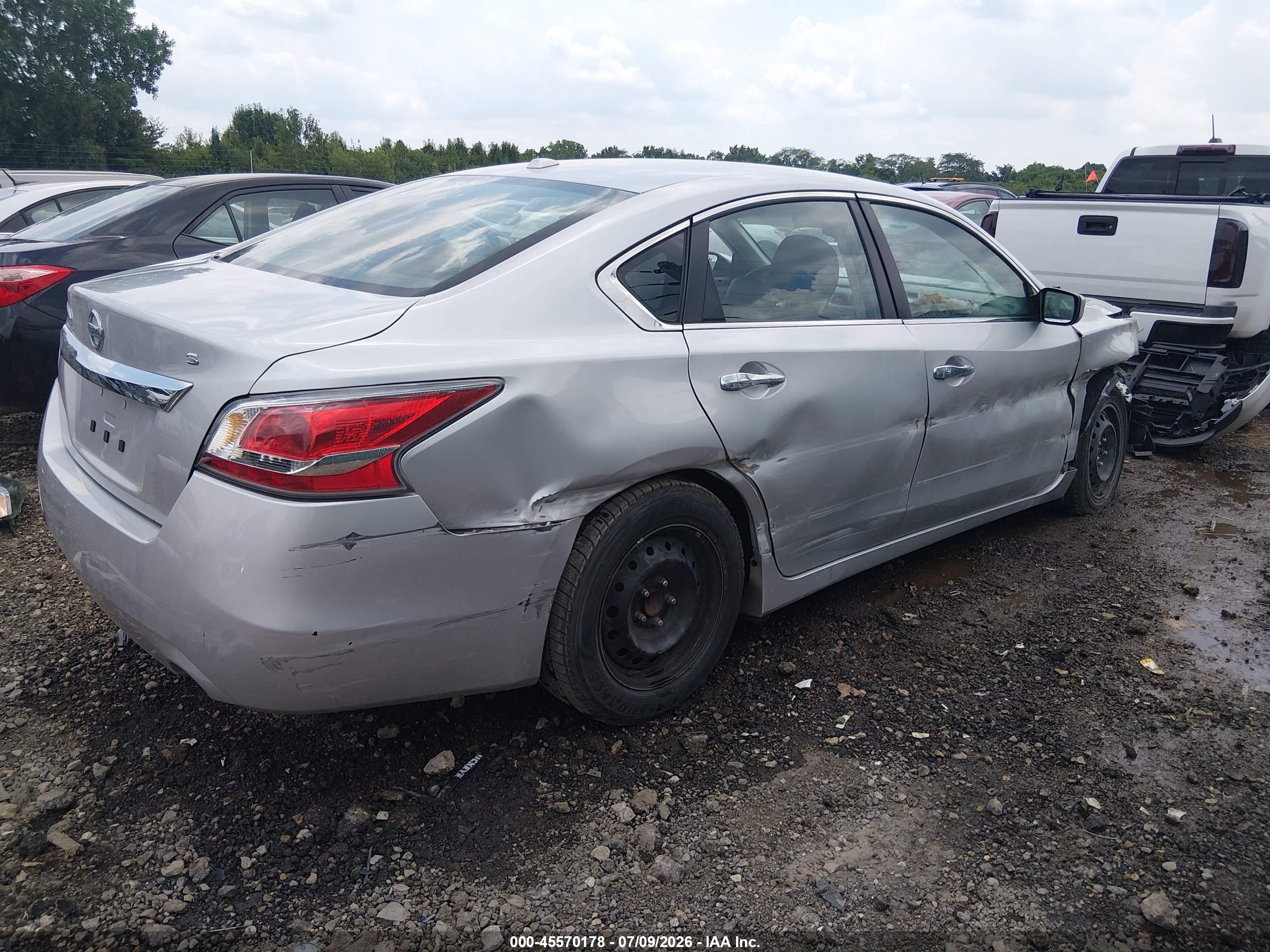 2015 Nissan Altima 2.5/2.5 S/2.5 Sl/2.5 Sv Silver vin: 1N4AL3AP7FC430176