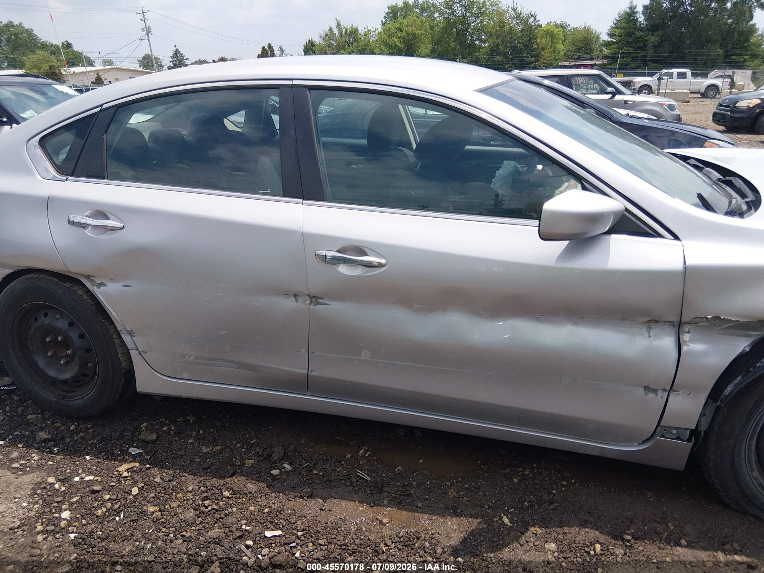 2015 Nissan Altima 2.5/2.5 S/2.5 Sl/2.5 Sv Silver vin: 1N4AL3AP7FC430176