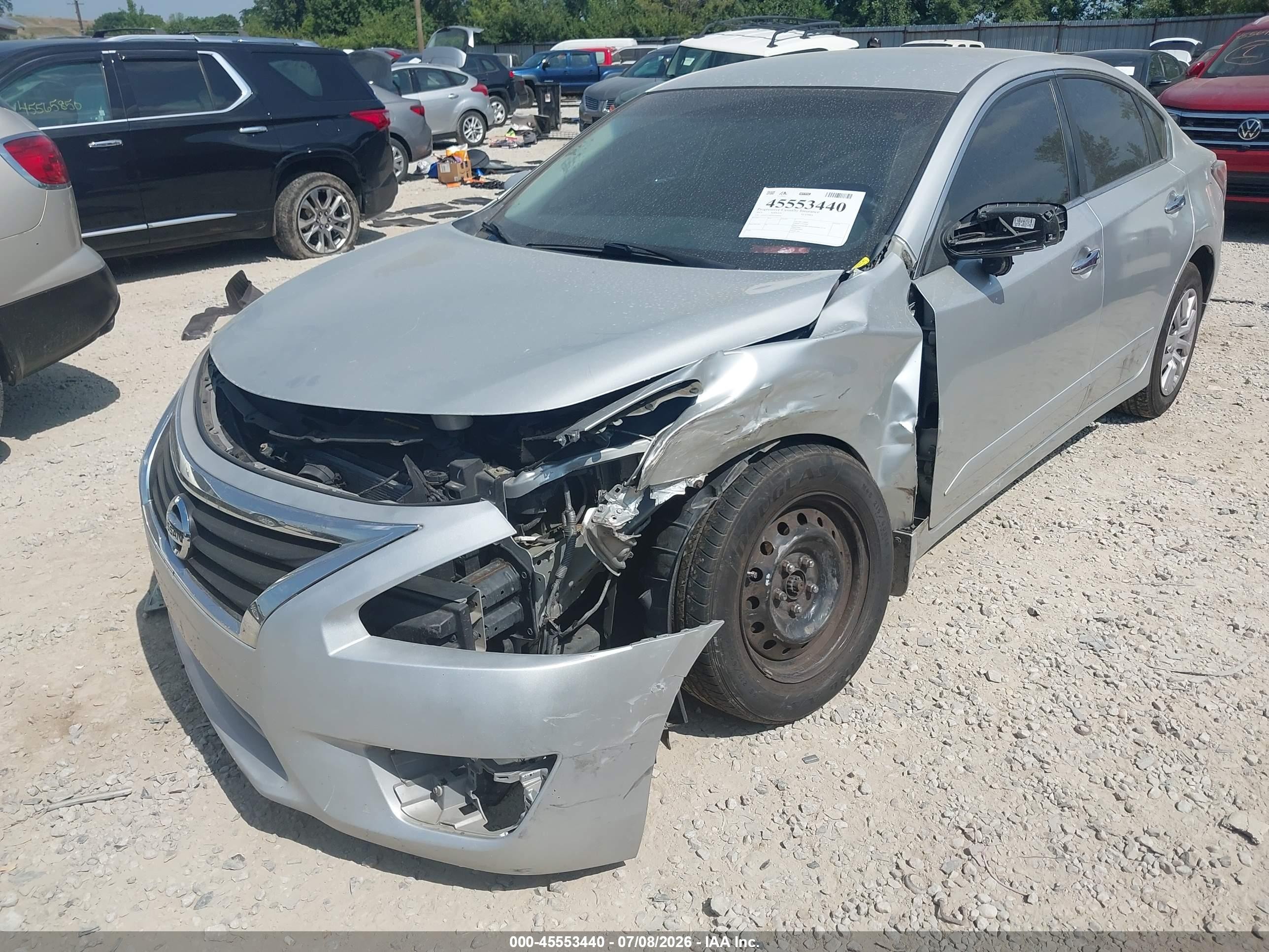 2015 Nissan Altima 2.5 S Серебряный vin: 1N4AL3AP7FC440691