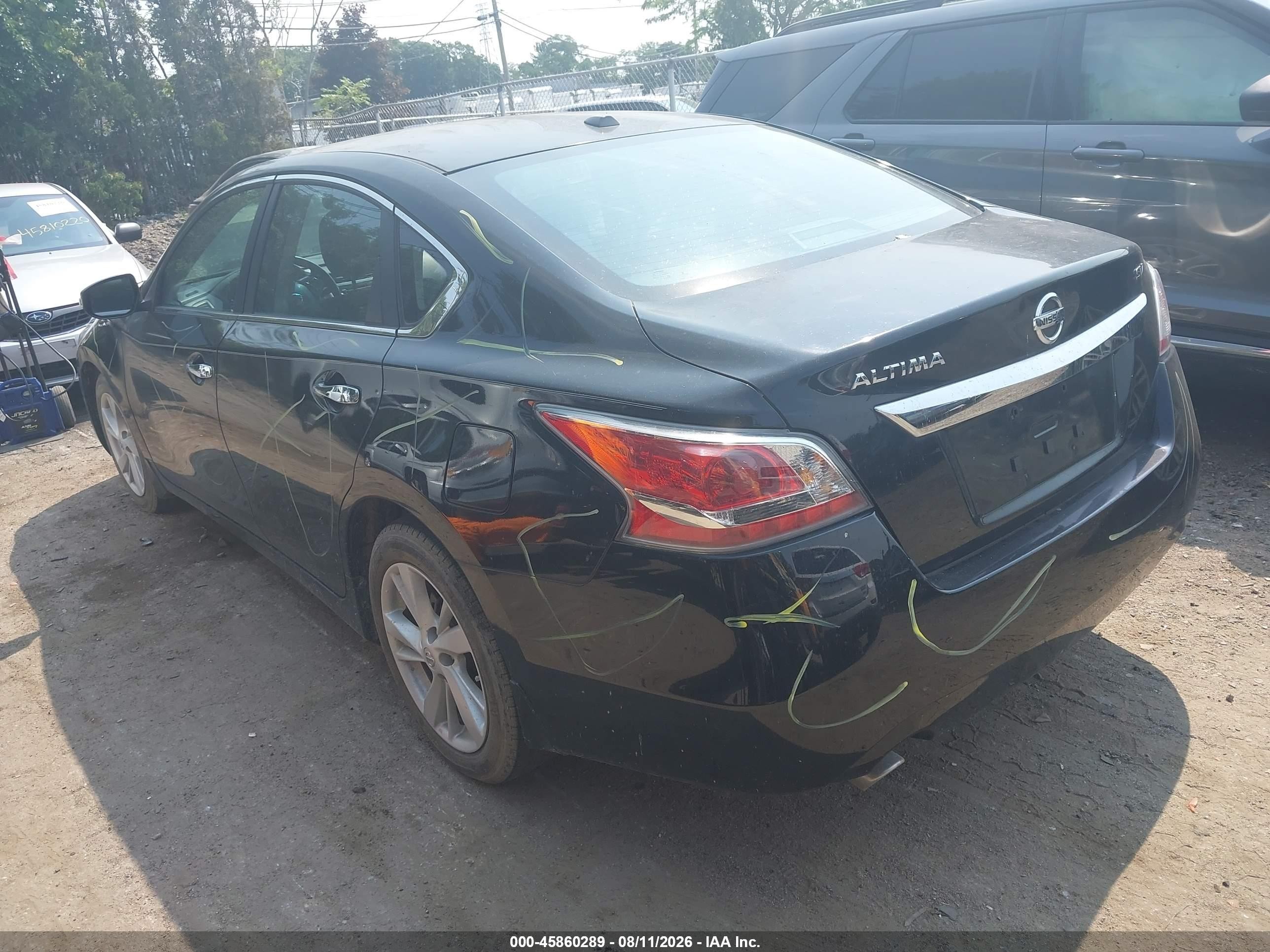 2015 Nissan Altima 2.5 Sv Black vin: 1N4AL3AP7FC449066