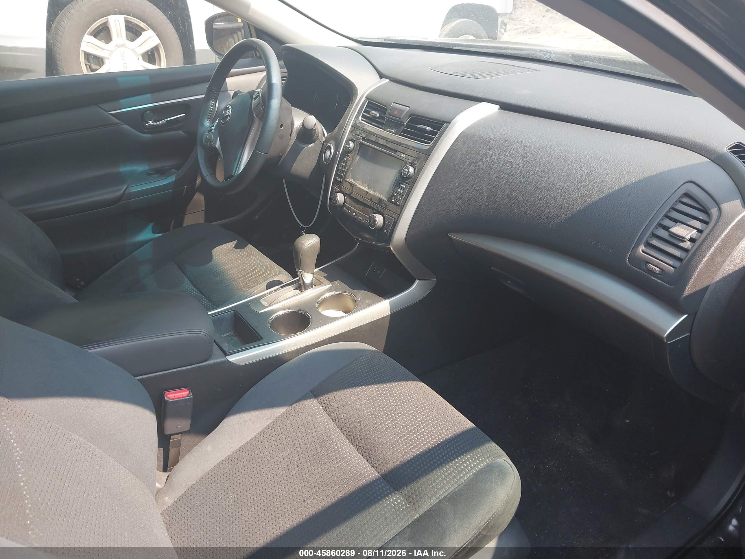 2015 Nissan Altima 2.5 Sv Black vin: 1N4AL3AP7FC449066