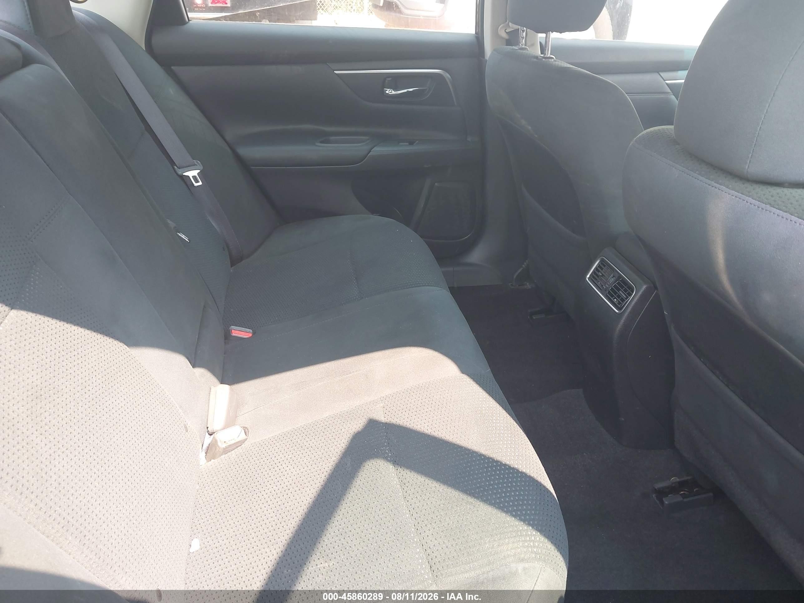 2015 Nissan Altima 2.5 Sv Black vin: 1N4AL3AP7FC449066