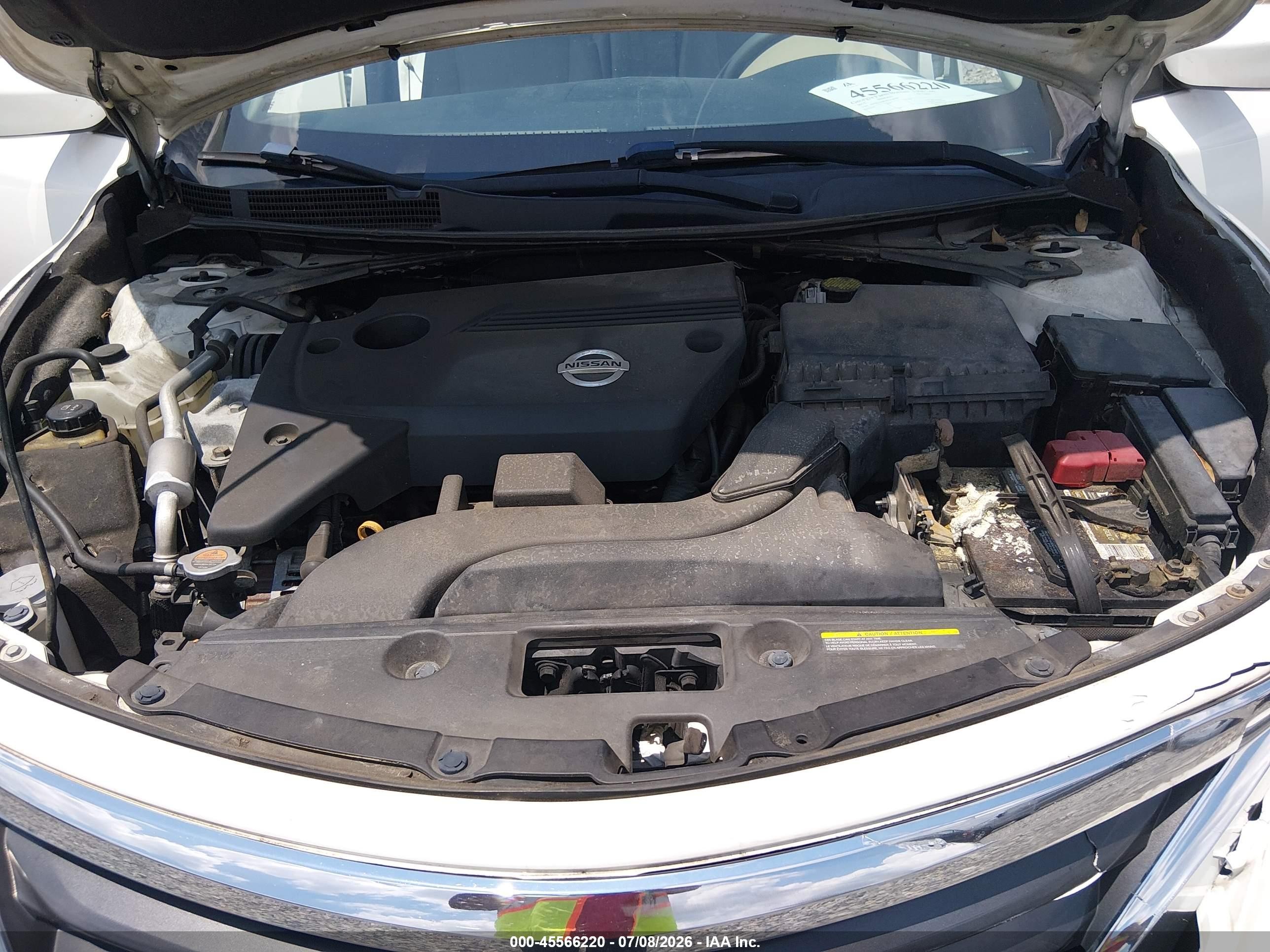 2015 Nissan Altima 2.5 S White vin: 1N4AL3AP7FC458060