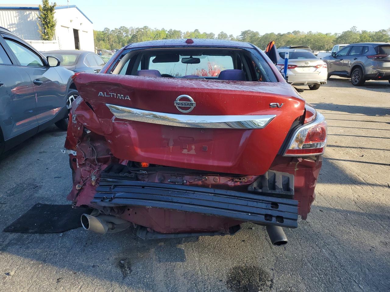 2015 Nissan Altima 2.5 Sv Темно-бордовый vin: 1N4AL3AP7FC471925