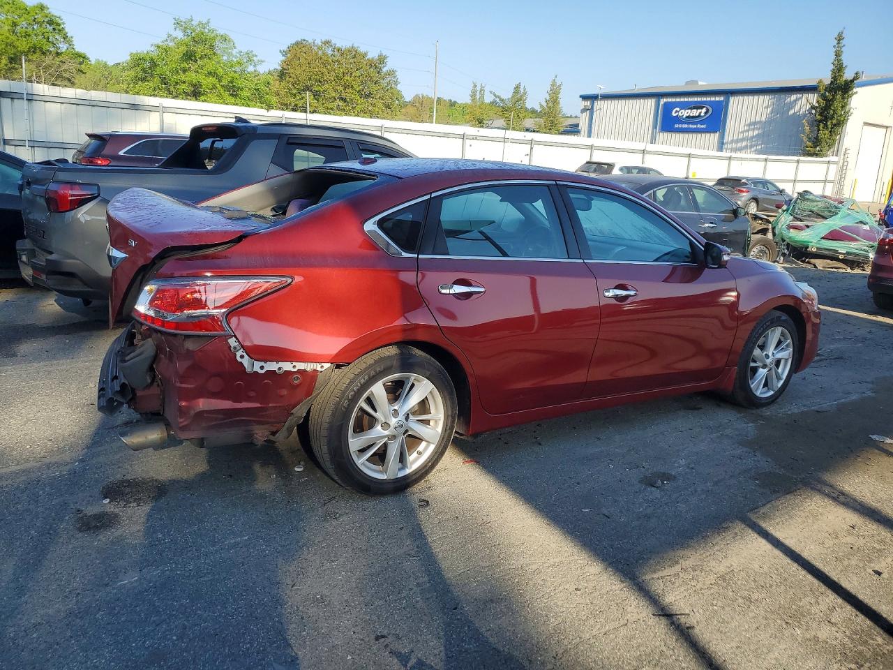 2015 Nissan Altima 2.5 Sv Темно-бордовый vin: 1N4AL3AP7FC471925