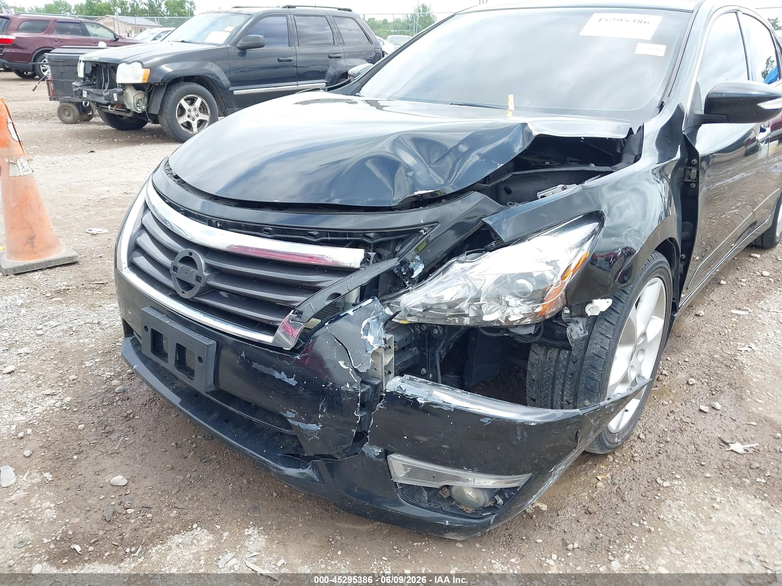 2015 Nissan Altima 2.5 Sv Black vin: 1N4AL3AP7FC477241