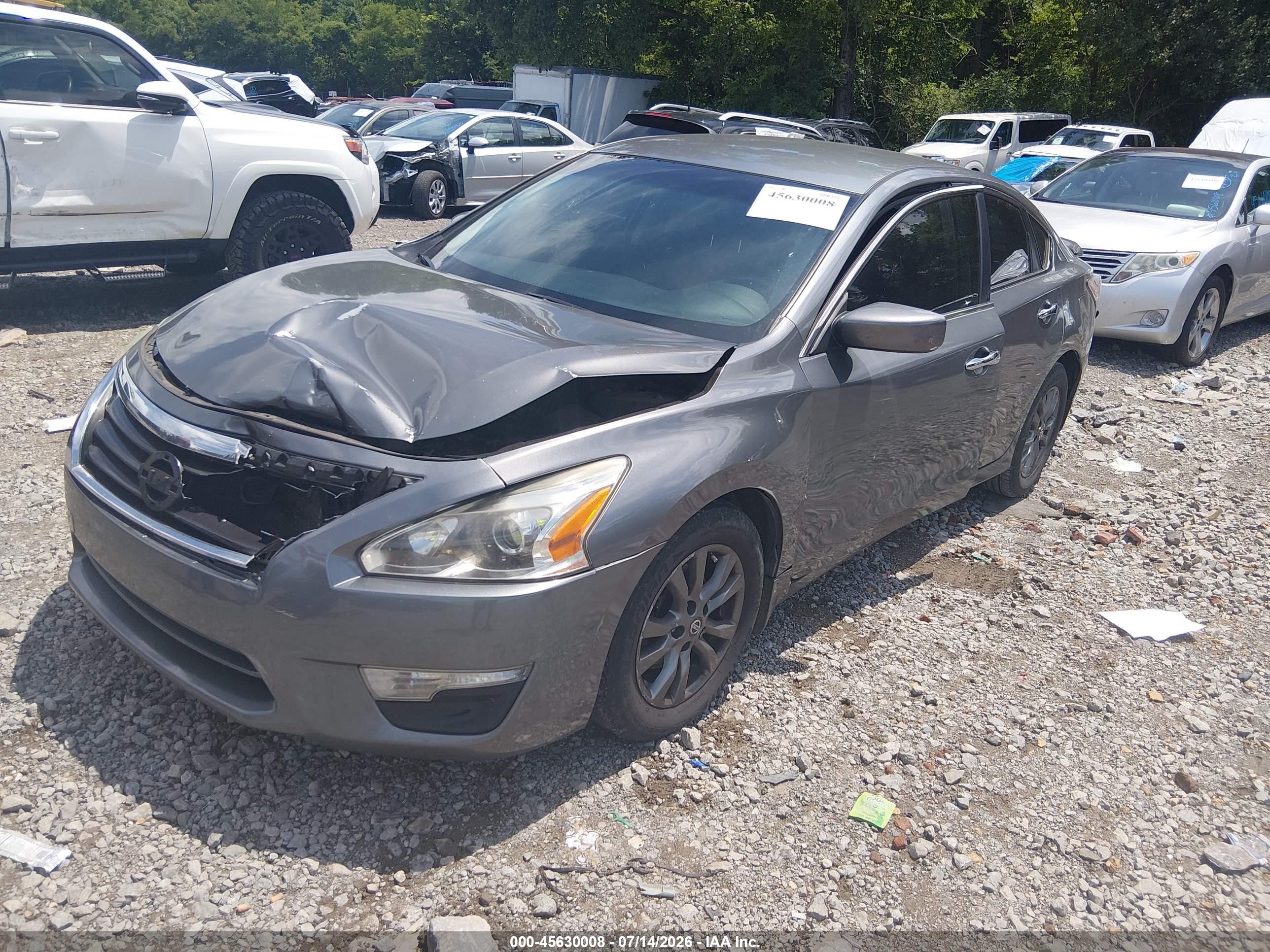 2015 Nissan Altima 2.5 S Серый vin: 1N4AL3AP7FC481662