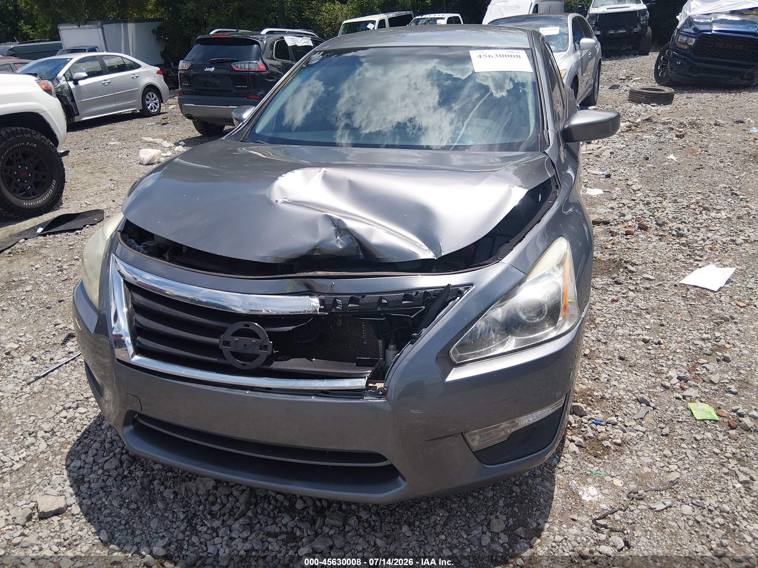 2015 Nissan Altima 2.5 S Серый vin: 1N4AL3AP7FC481662