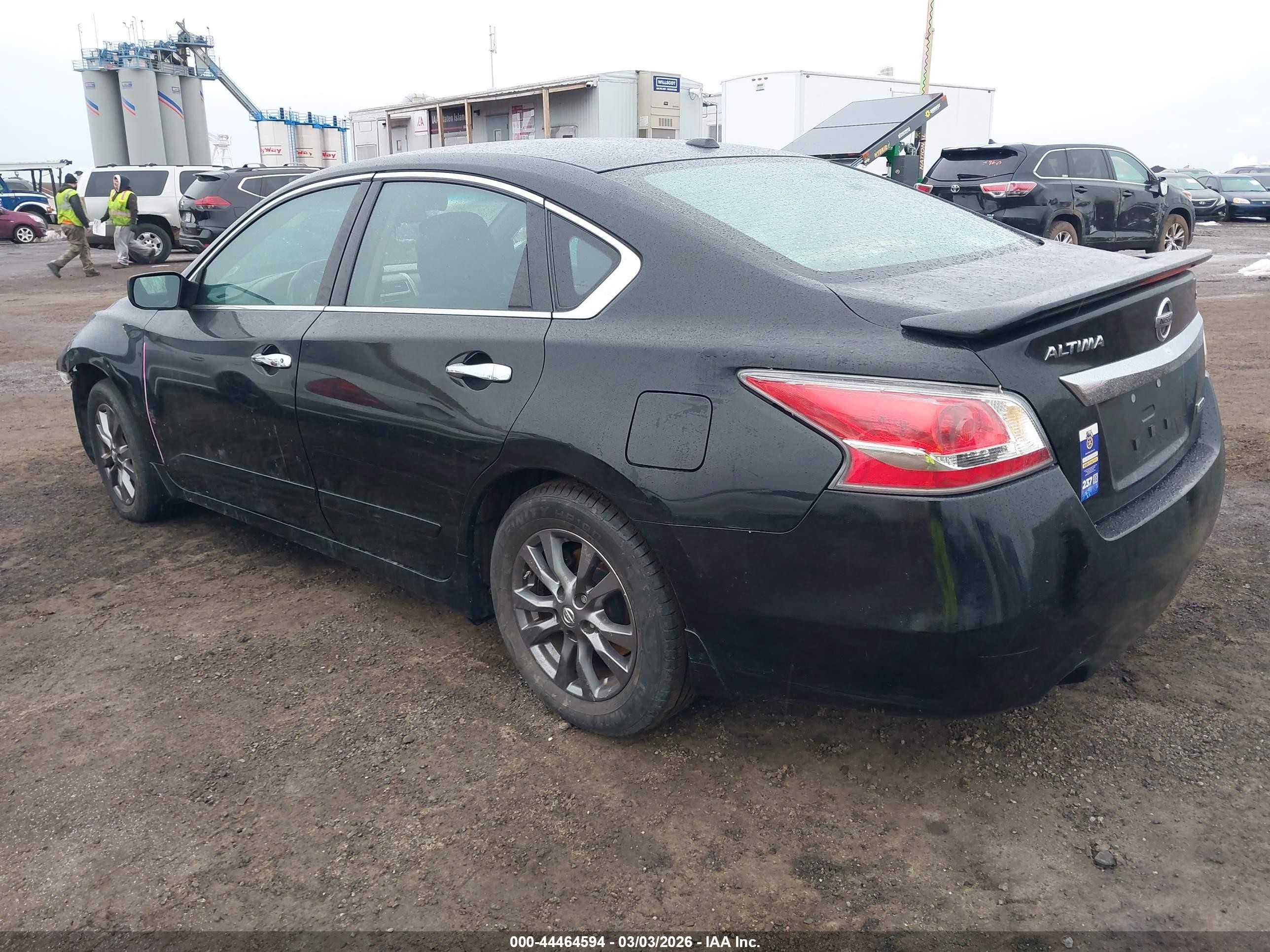 2015 Nissan Altima 2.5 S Black vin: 1N4AL3AP7FC488661