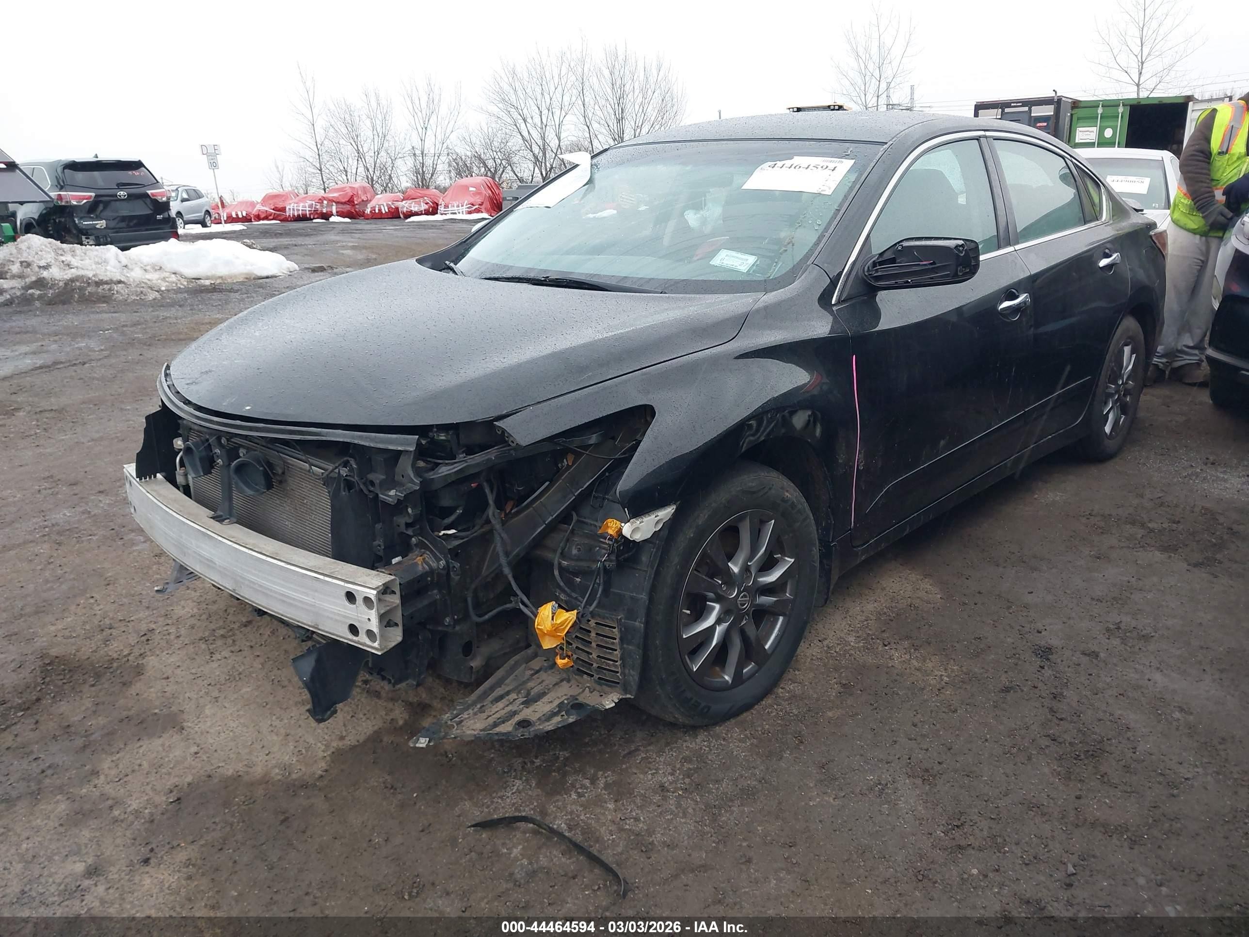 2015 Nissan Altima 2.5 S Black vin: 1N4AL3AP7FC488661