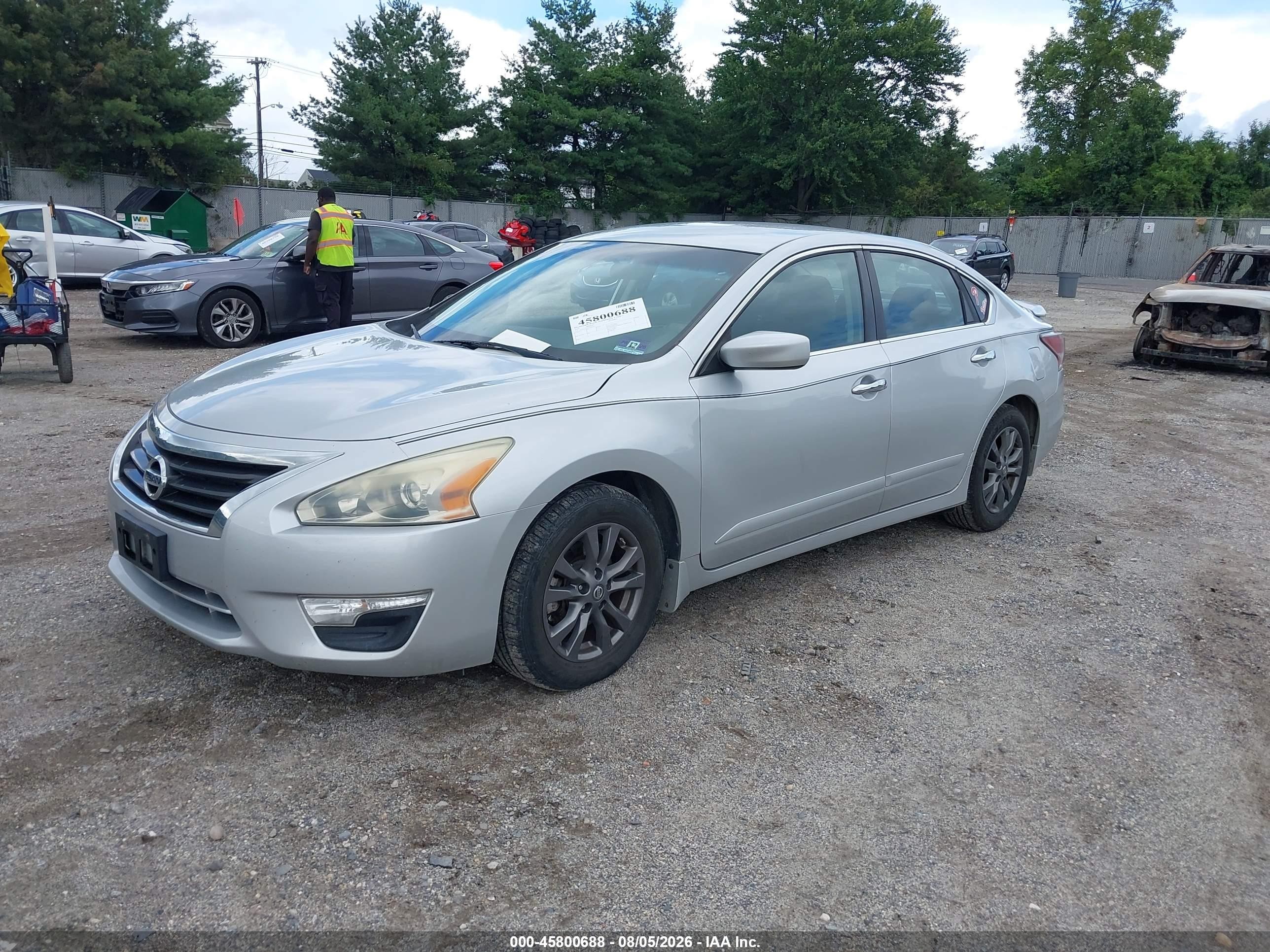 2015 Nissan Altima 2.5 S Silver vin: 1N4AL3AP7FC489471