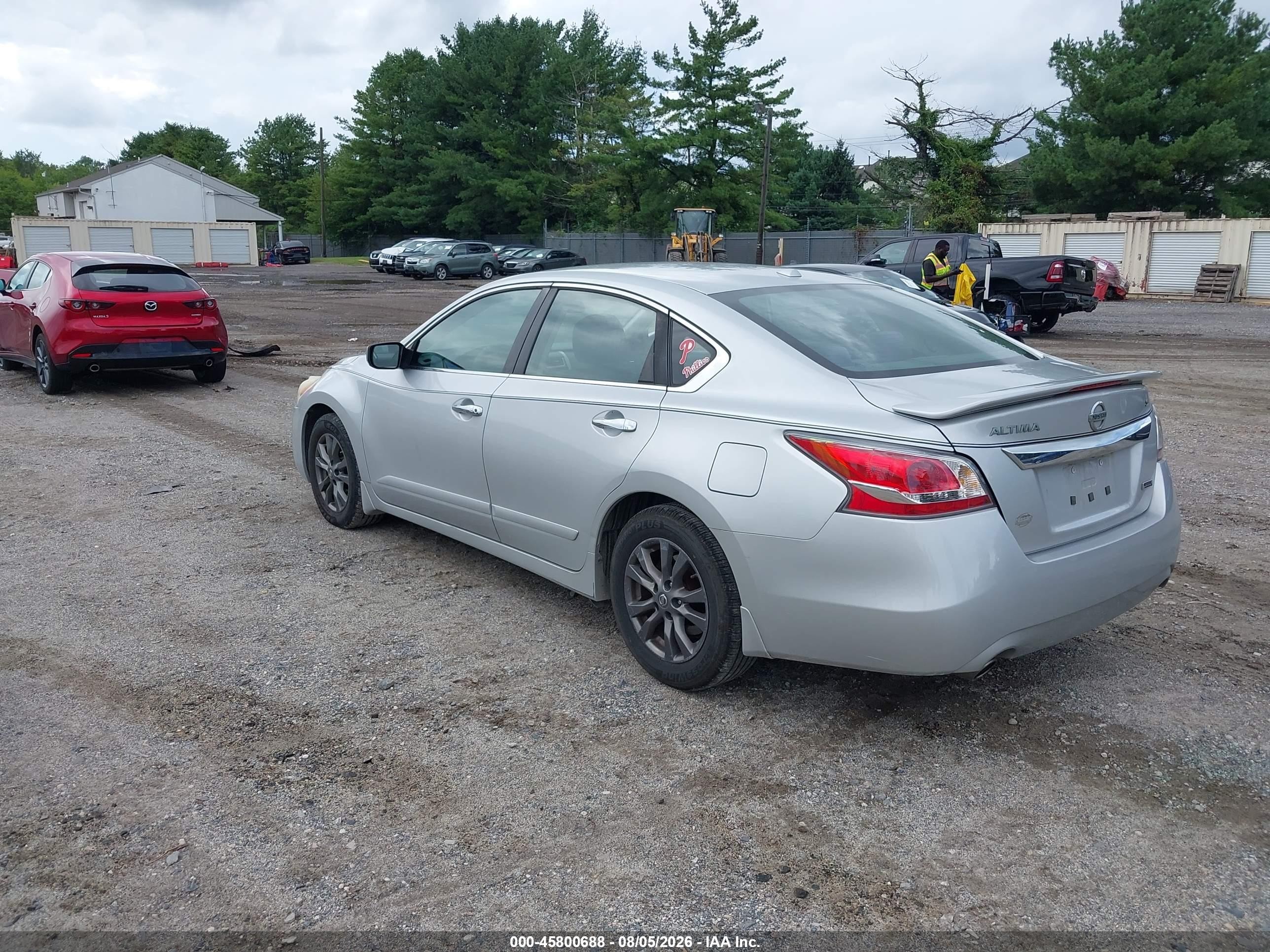 2015 Nissan Altima 2.5 S Silver vin: 1N4AL3AP7FC489471