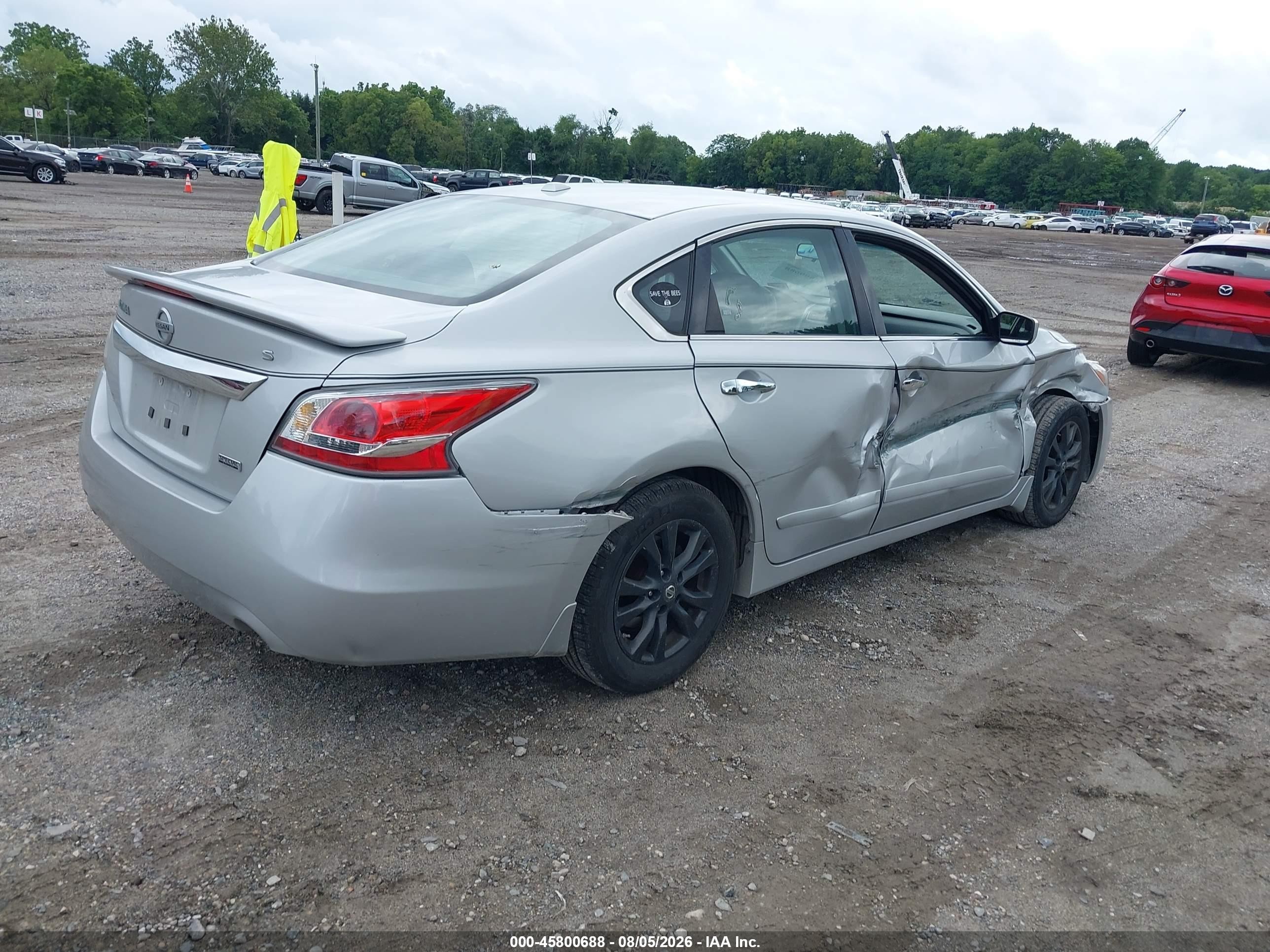 2015 Nissan Altima 2.5 S Silver vin: 1N4AL3AP7FC489471