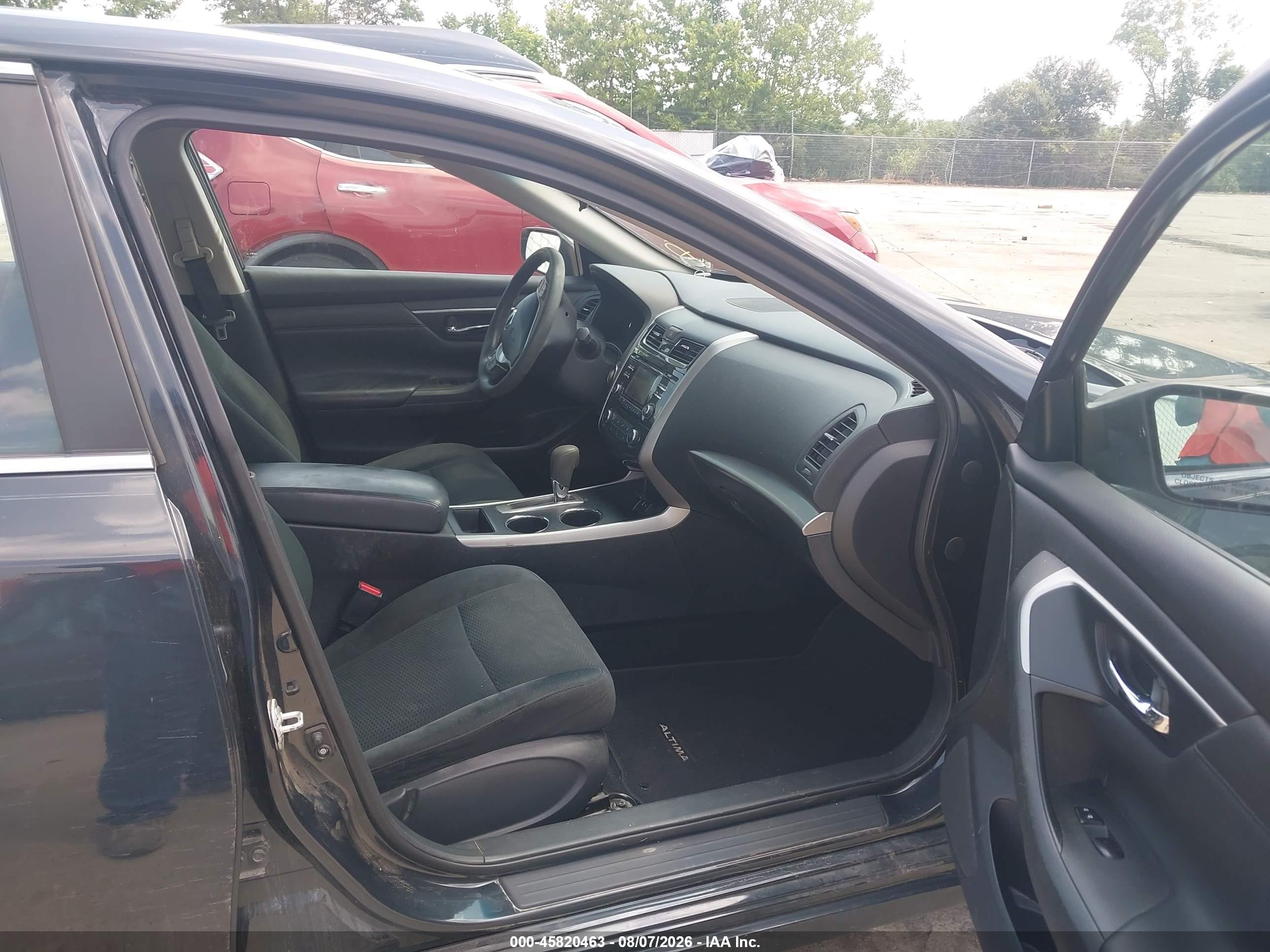 2015 Nissan Altima 2.5 S Black vin: 1N4AL3AP7FC499160