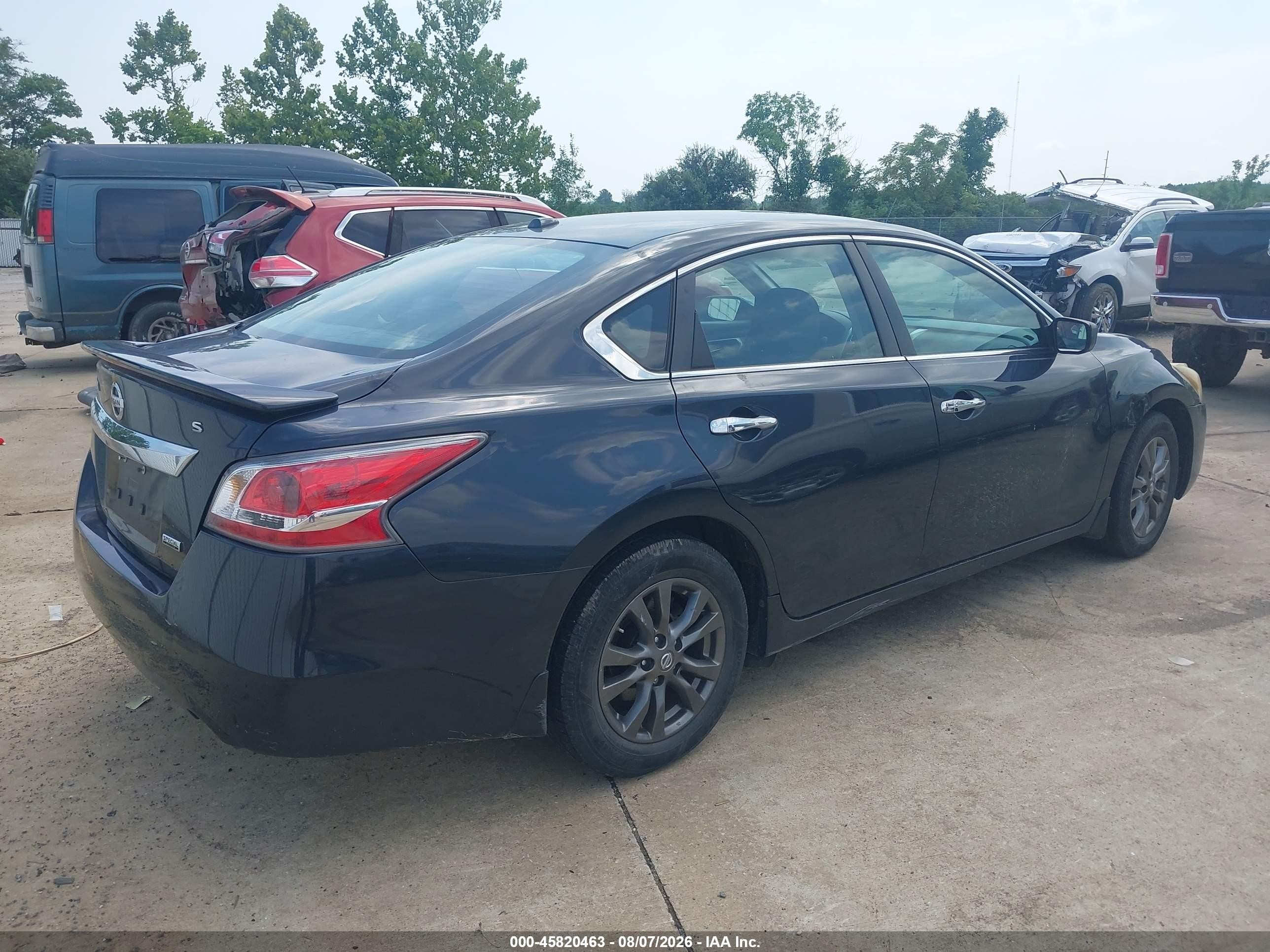 2015 Nissan Altima 2.5 S Black vin: 1N4AL3AP7FC499160