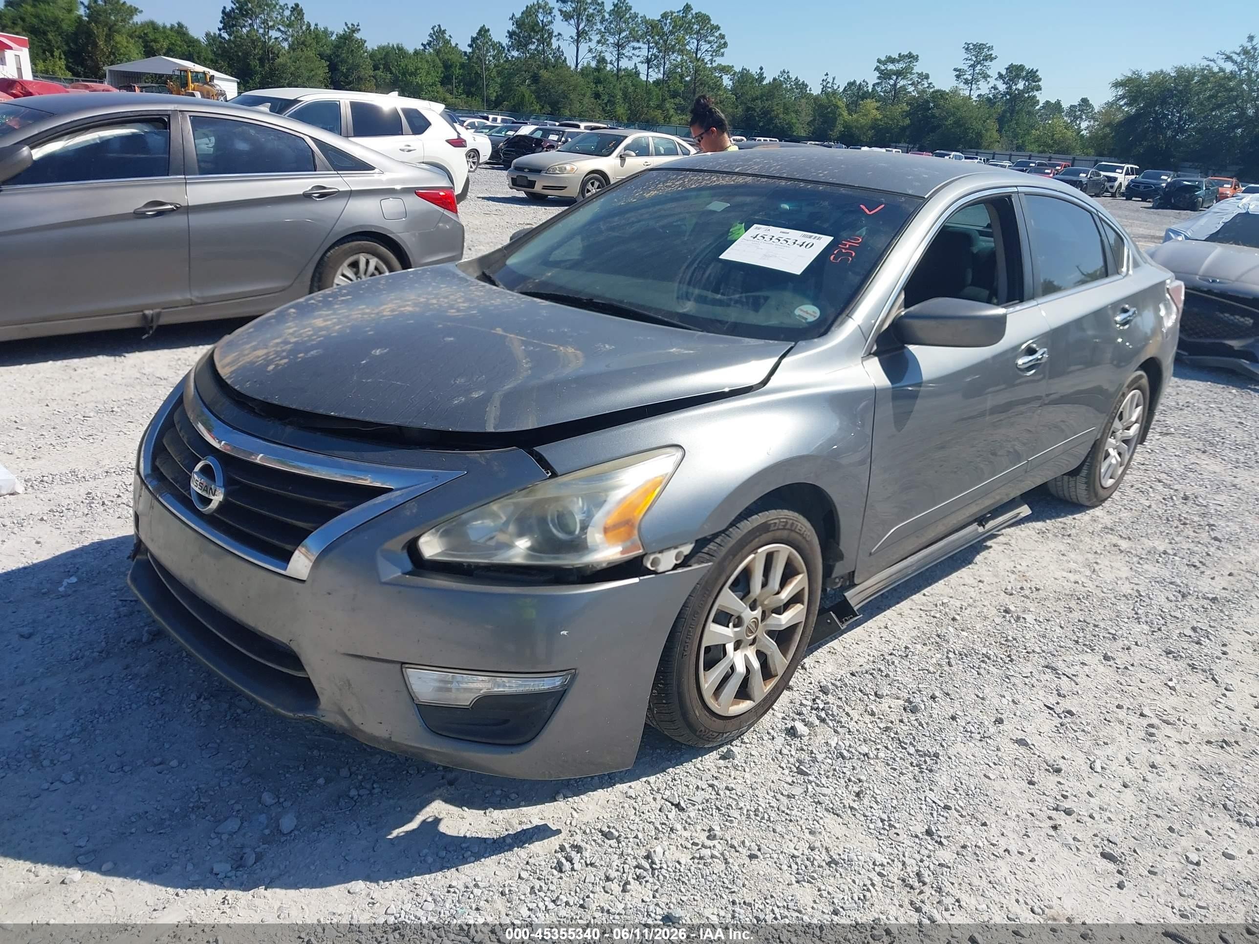 2015 Nissan Altima 2.5 S Gray vin: 1N4AL3AP7FC570308