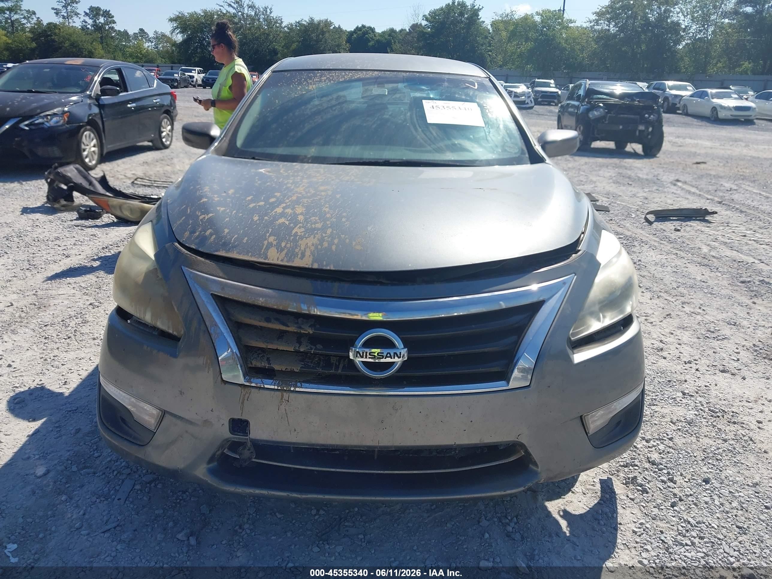2015 Nissan Altima 2.5 S Gray vin: 1N4AL3AP7FC570308