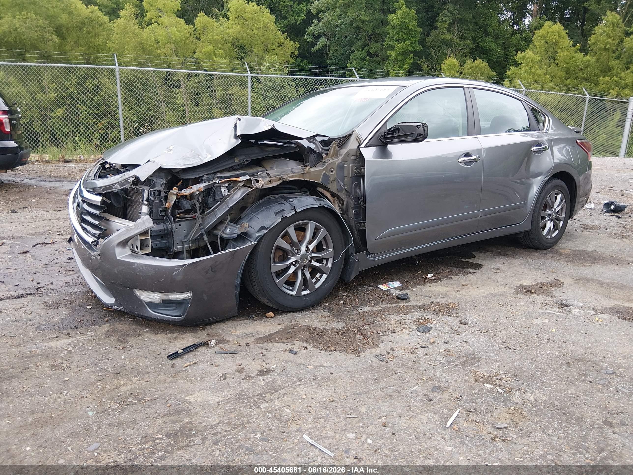 2015 Nissan Altima 2.5 S Gray vin: 1N4AL3AP7FC576870