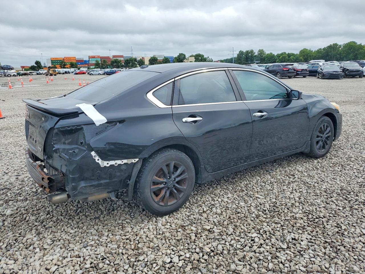 2015 Nissan Altima 2.5 S Black vin: 1N4AL3AP7FC580059