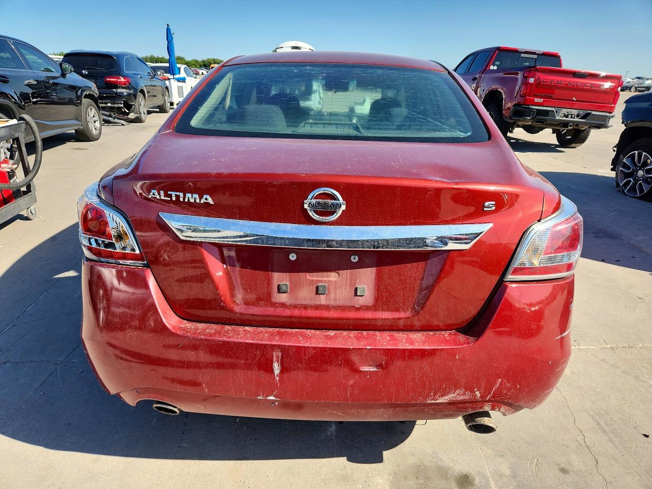 2015 Nissan Altima 2.5 S Burgundy vin: 1N4AL3AP7FC581986