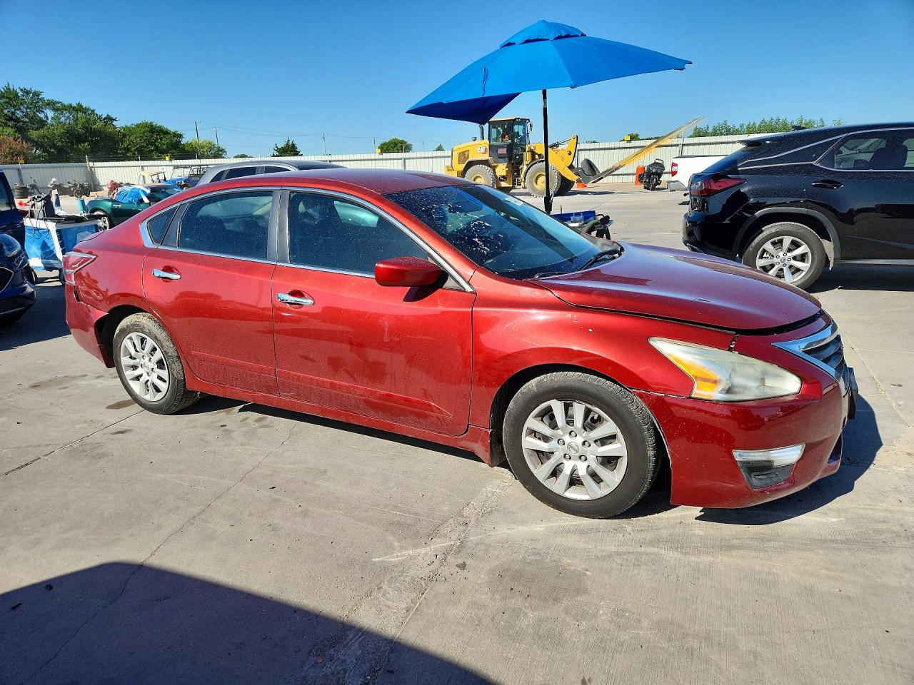 2015 Nissan Altima 2.5 S Burgundy vin: 1N4AL3AP7FC581986