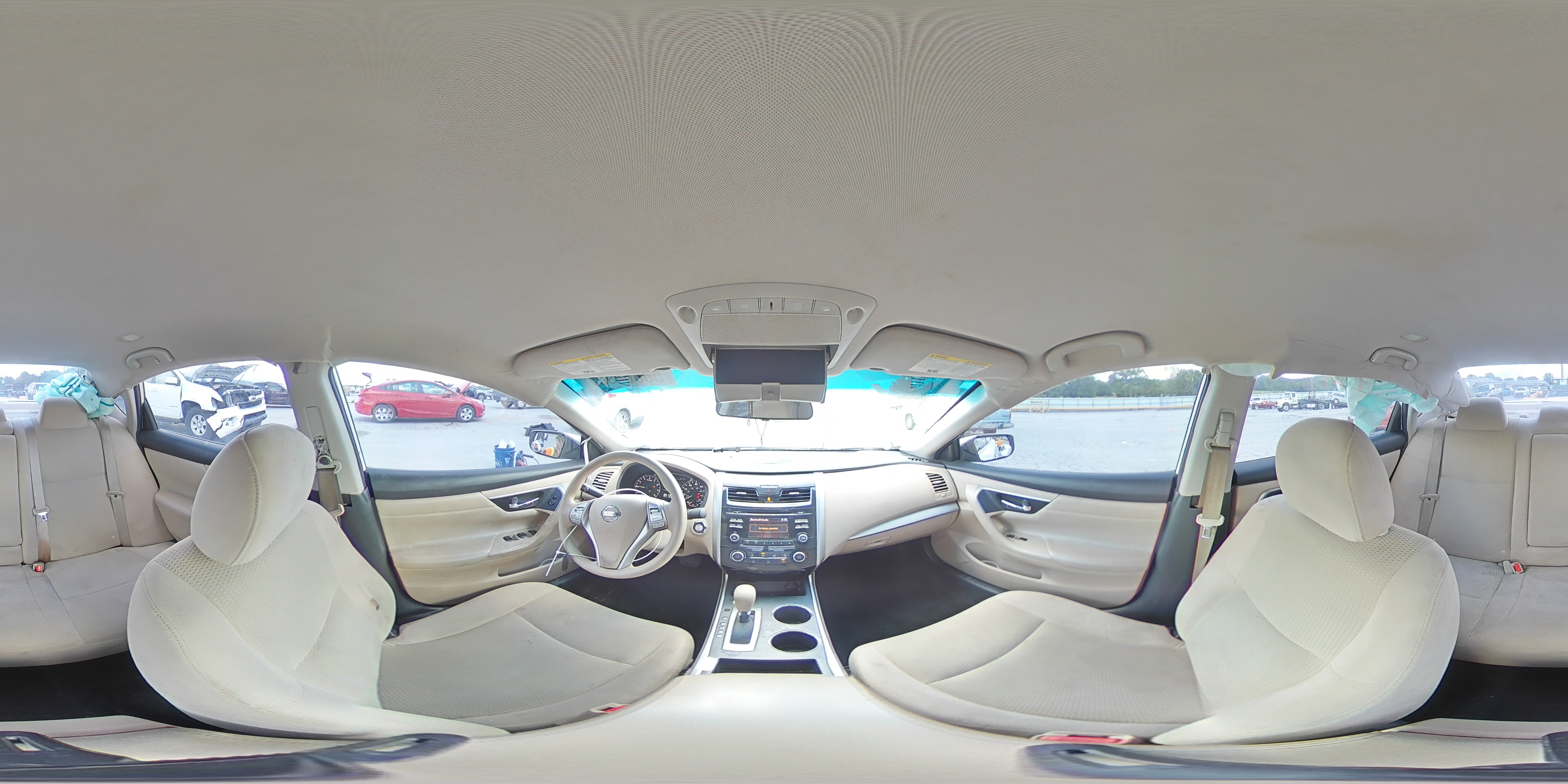 2015 Nissan Altima 2.5 White vin: 1N4AL3AP7FC583852