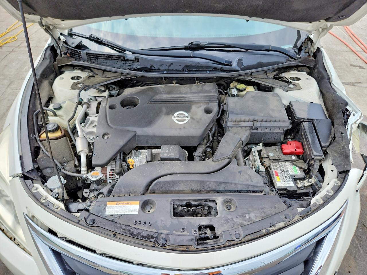 2015 Nissan Altima 2.5 S White vin: 1N4AL3AP7FC583852