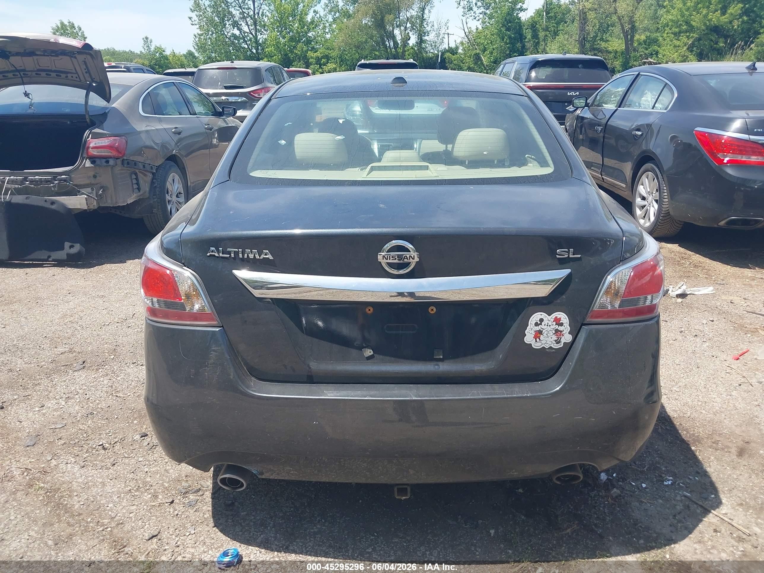 2015 Nissan Altima 2.5 Sl Серый vin: 1N4AL3AP7FC598528