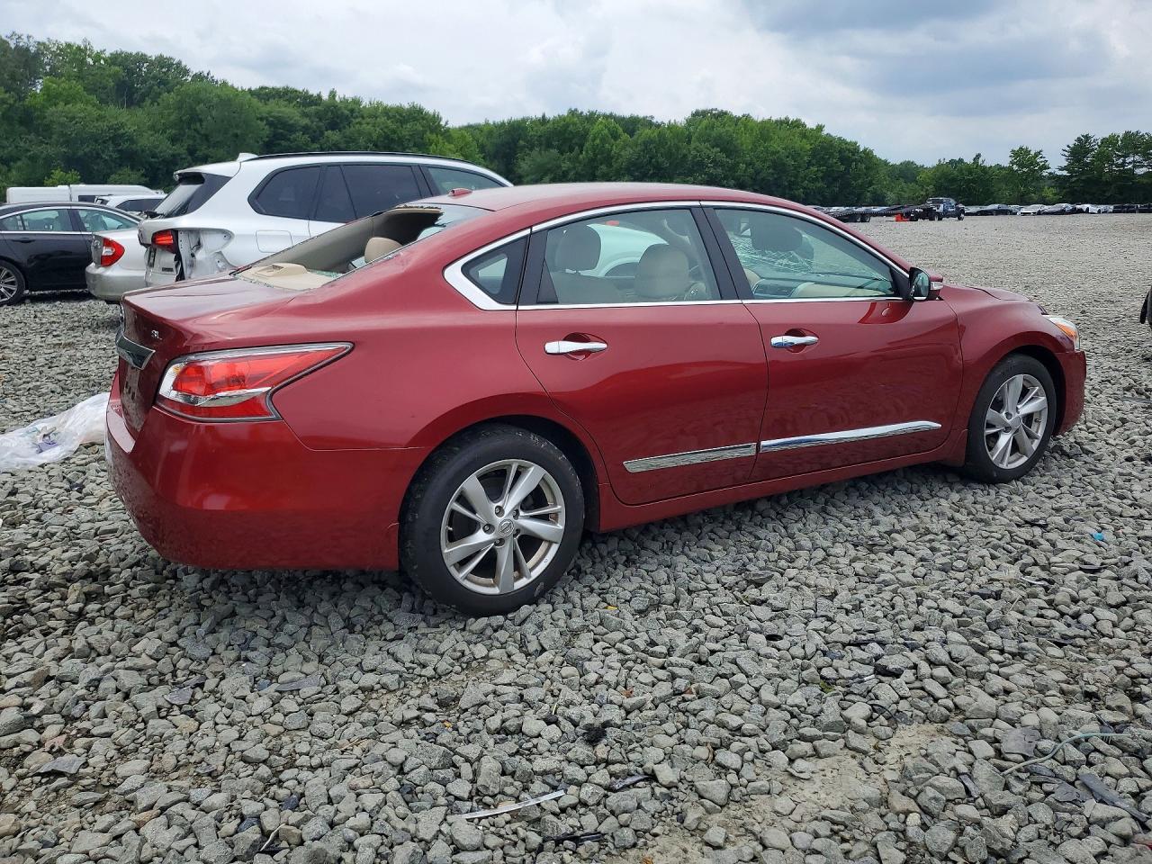 2015 Nissan Altima 2.5 Sl Maroon vin: 1N4AL3AP7FN300323