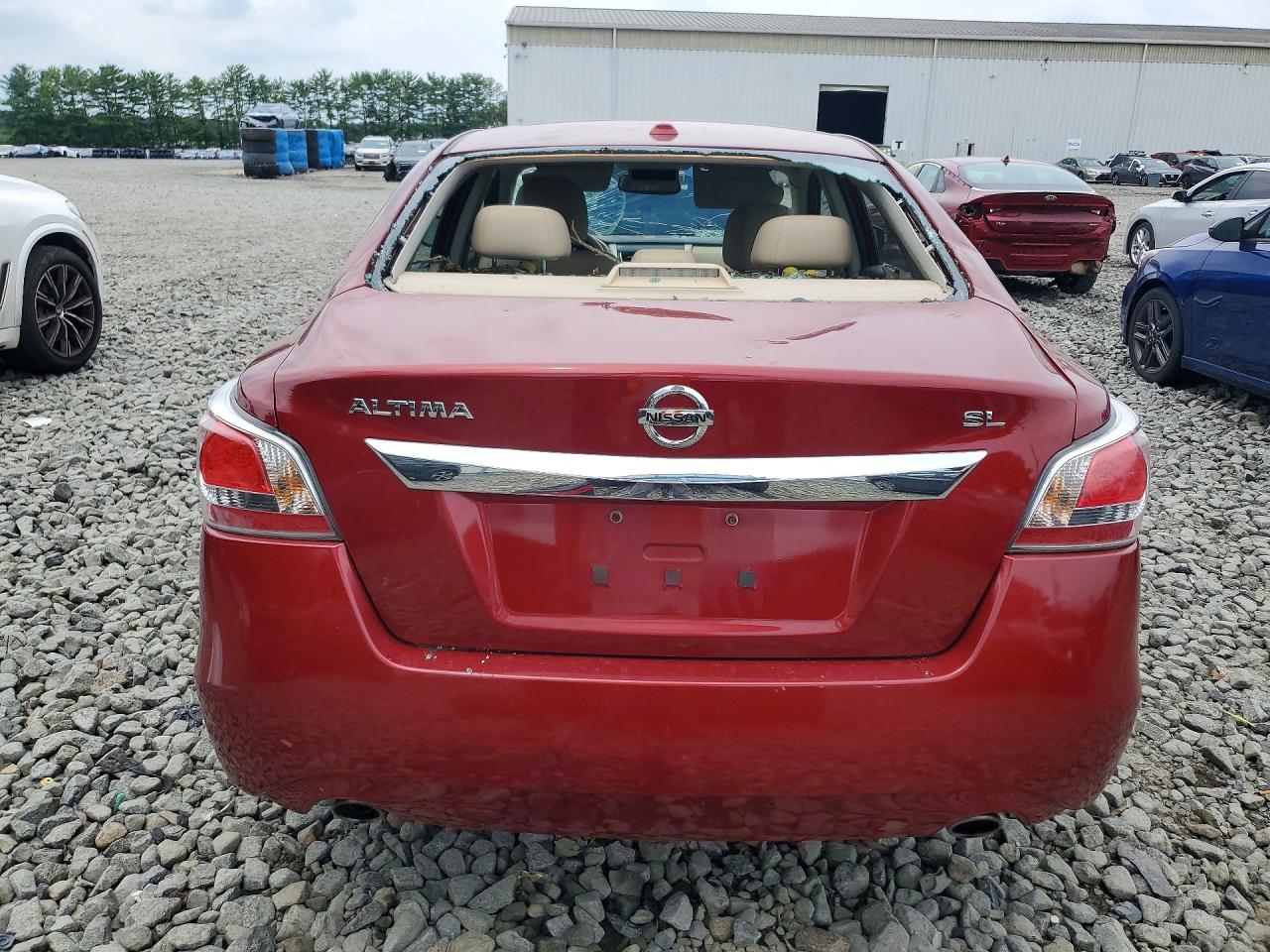 2015 Nissan Altima 2.5 Sl Maroon vin: 1N4AL3AP7FN300323