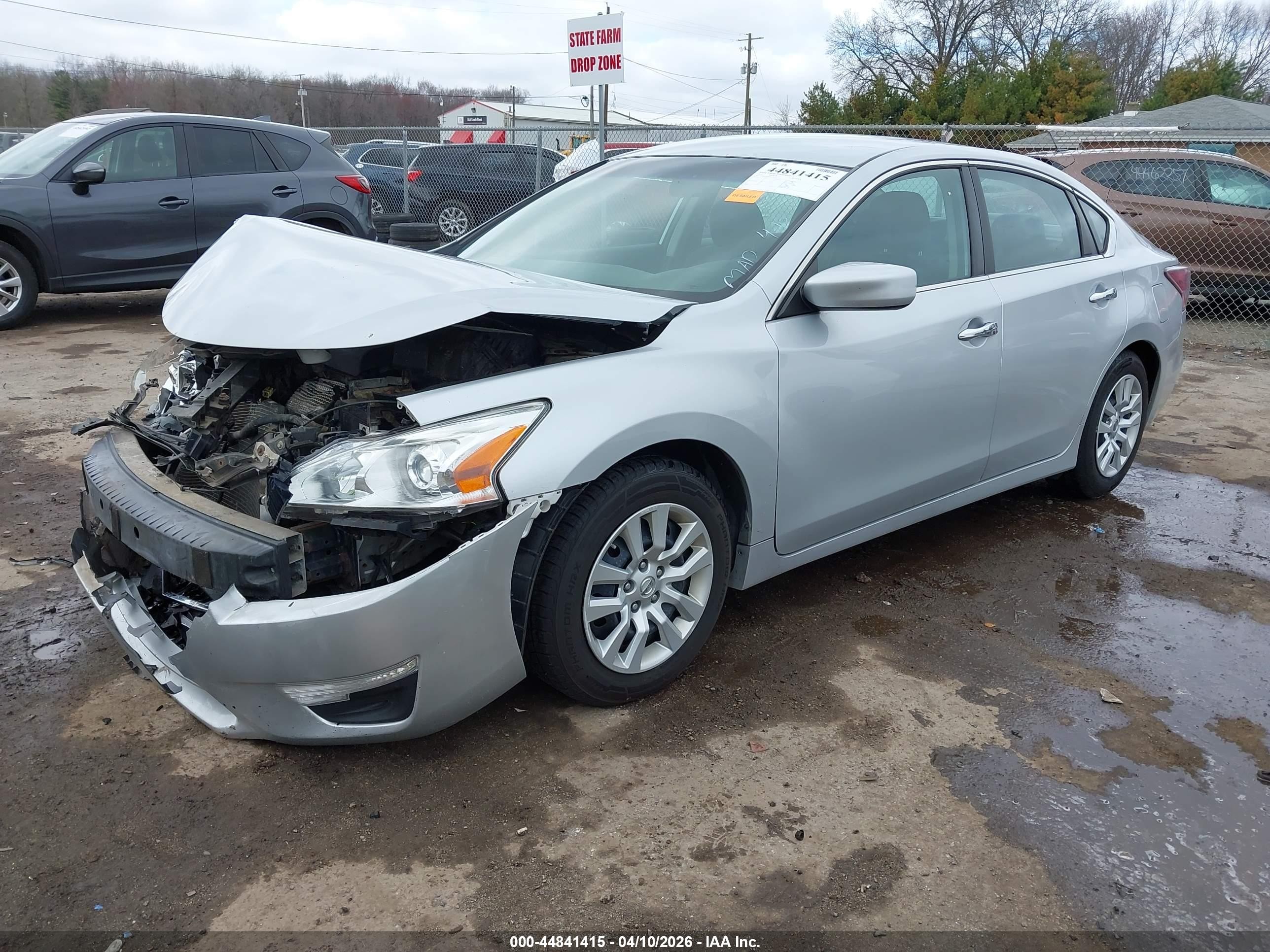 2015 Nissan Altima 2.5/2.5 S/2.5 Sl/2.5 Sv Серебряный vin: 1N4AL3AP7FN322127