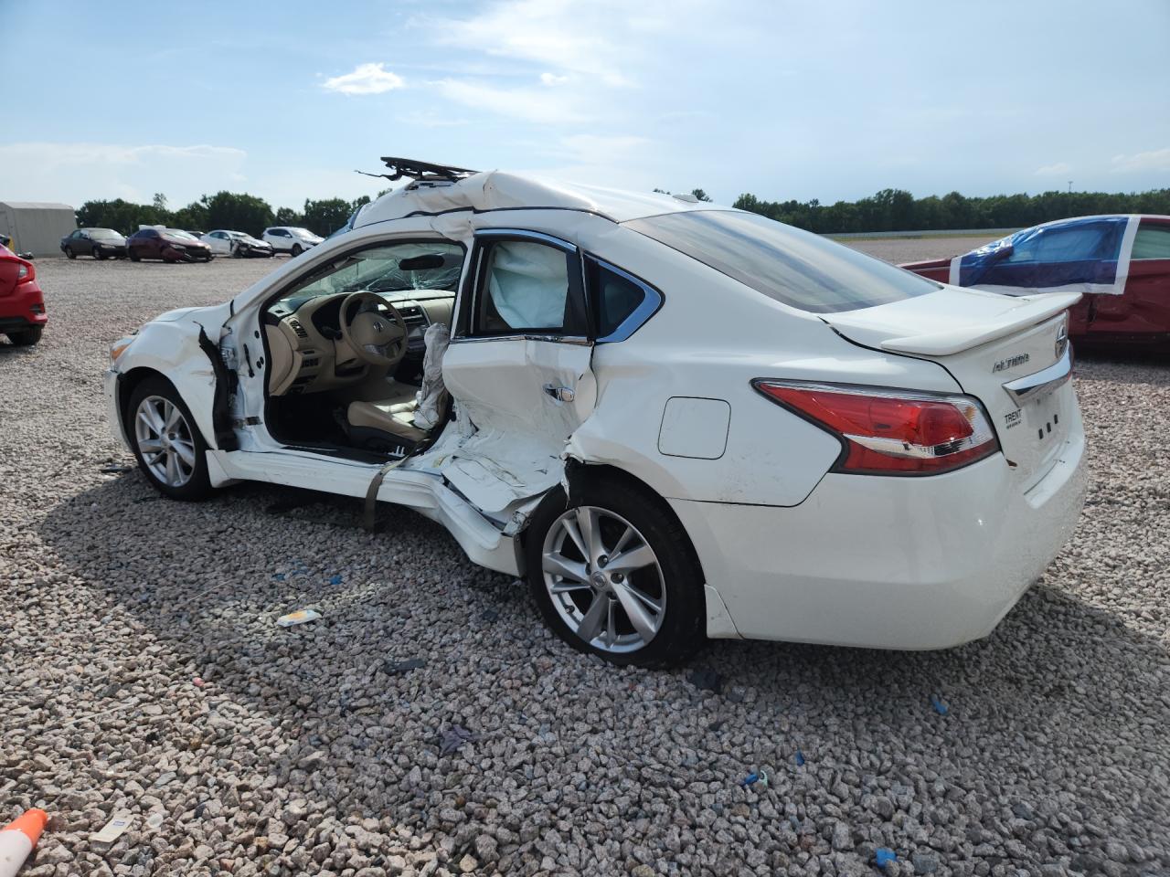 2015 Nissan Altima 2.5 Sl White vin: 1N4AL3AP7FN338411