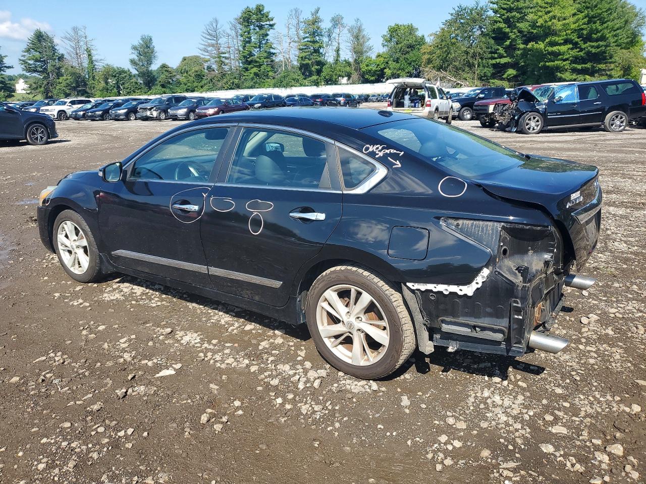 2015 Nissan Altima 2.5 Sl Black vin: 1N4AL3AP7FN343642