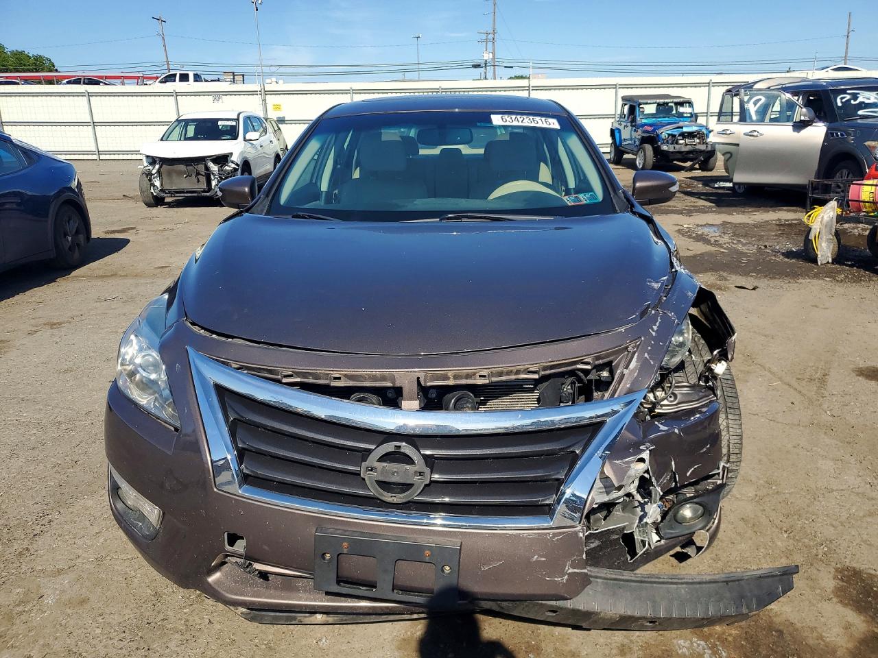 2015 Nissan Altima 2.5 Sl Серый vin: 1N4AL3AP7FN354897