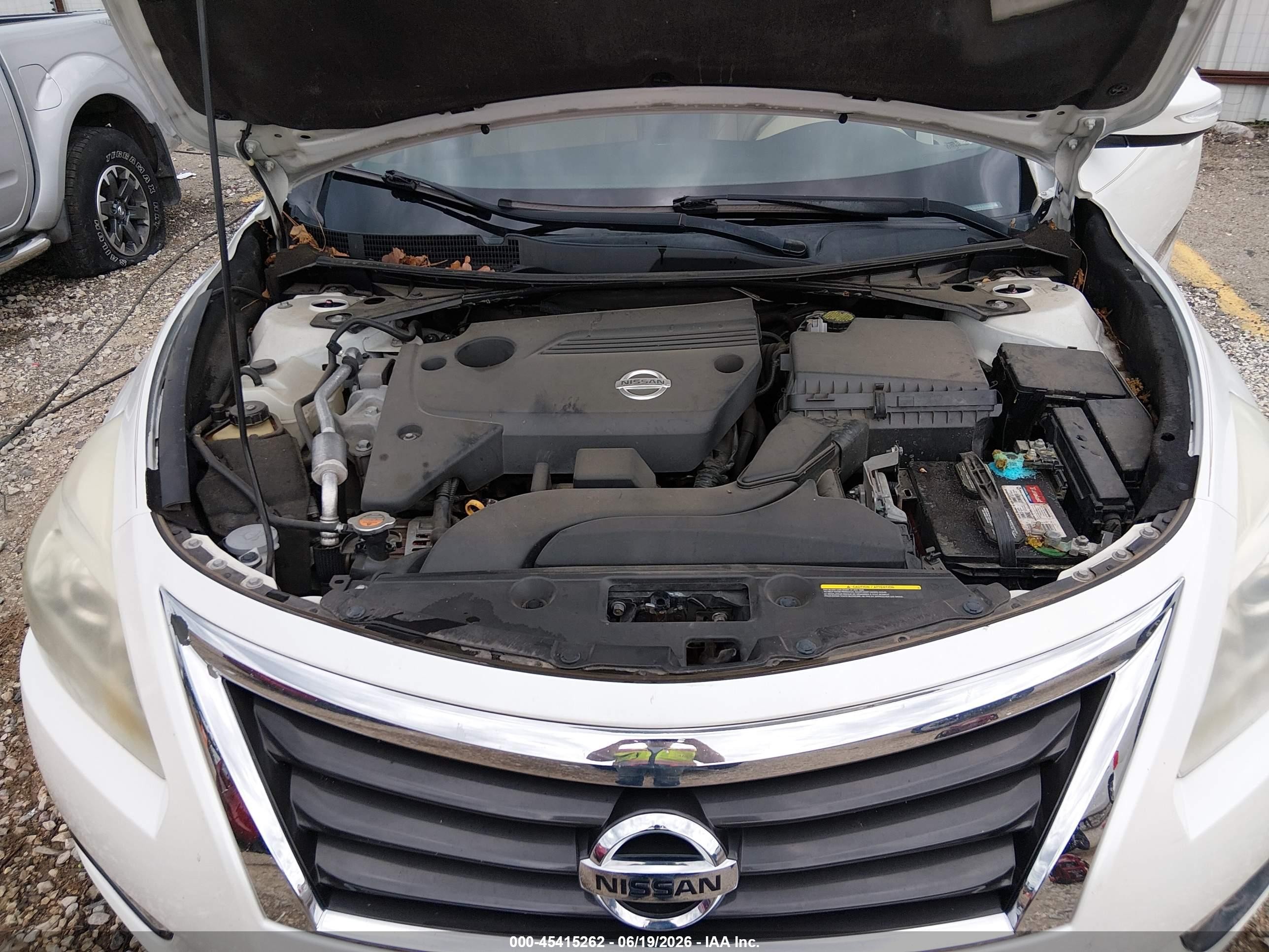 2015 Nissan Altima 2.5 Sl White vin: 1N4AL3AP7FN355144