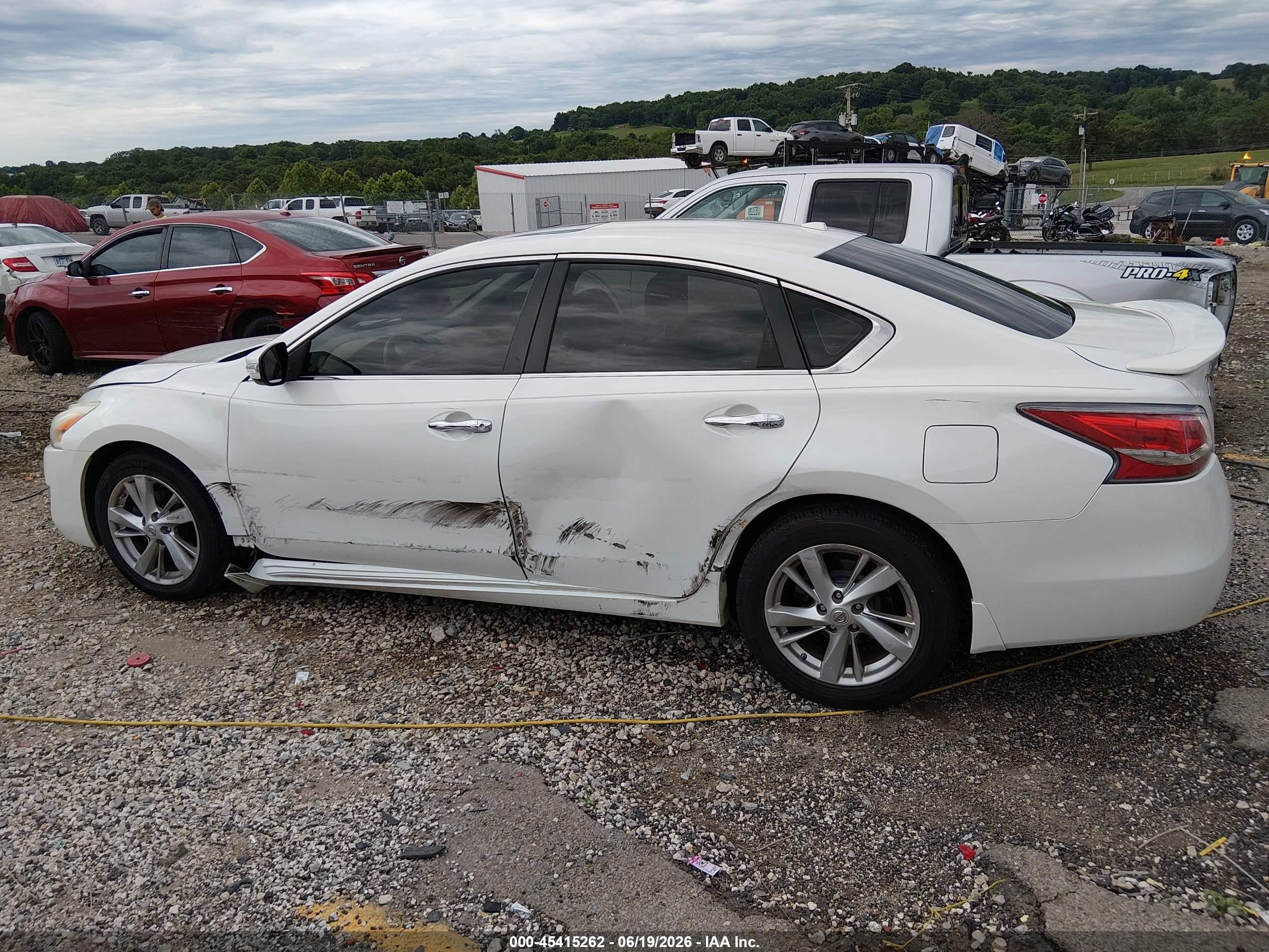 2015 Nissan Altima 2.5 Sl White vin: 1N4AL3AP7FN355144