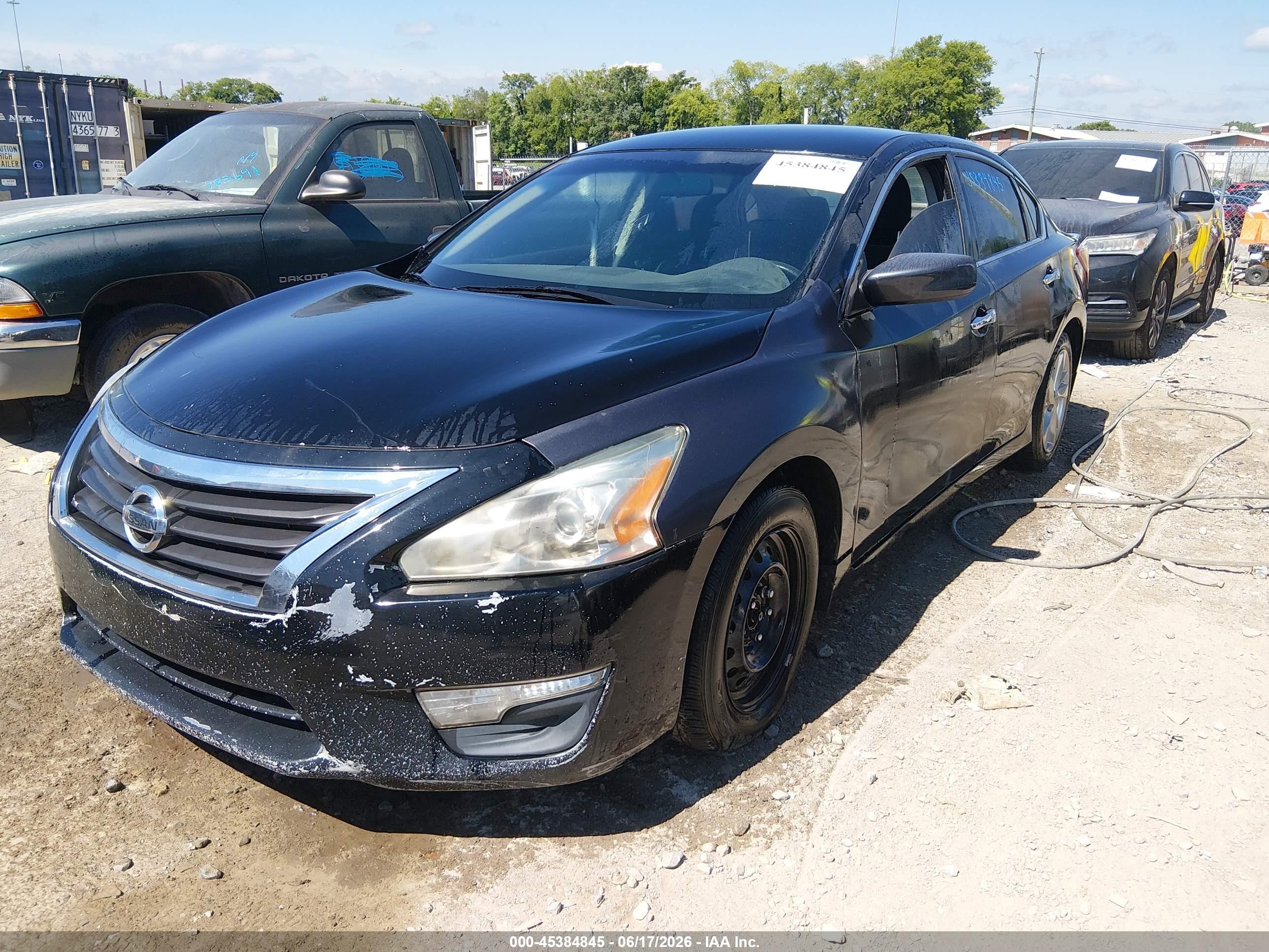 2015 Nissan Altima 2.5 S Black vin: 1N4AL3AP7FN357167