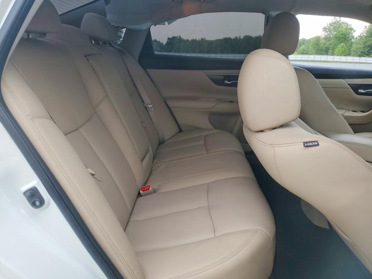 2015 Nissan Altima 2.5 Sl White vin: 1N4AL3AP7FN357878