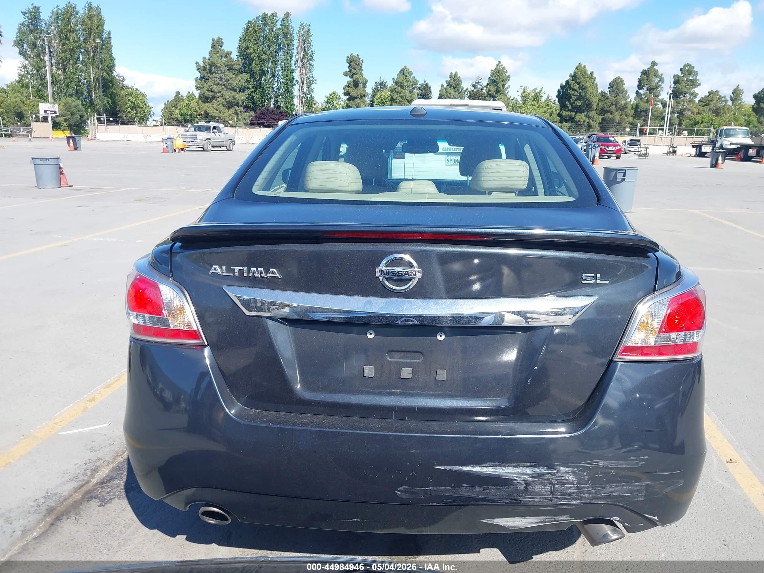 2015 Nissan Altima 2.5 Sl Black vin: 1N4AL3AP7FN359436