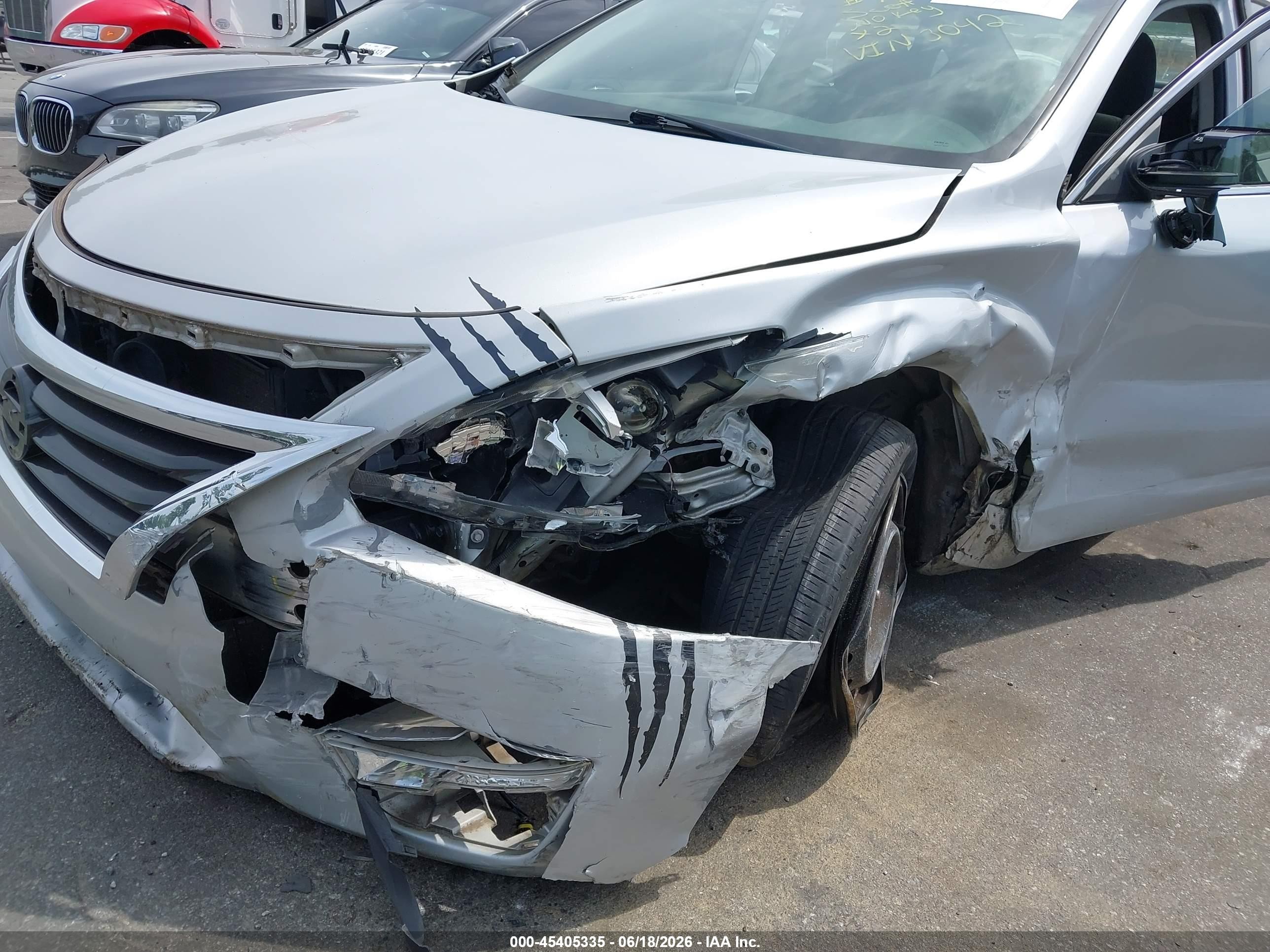 2015 Nissan Altima 2.5/2.5 S/2.5 Sl/2.5 Sv Silver vin: 1N4AL3AP7FN383042