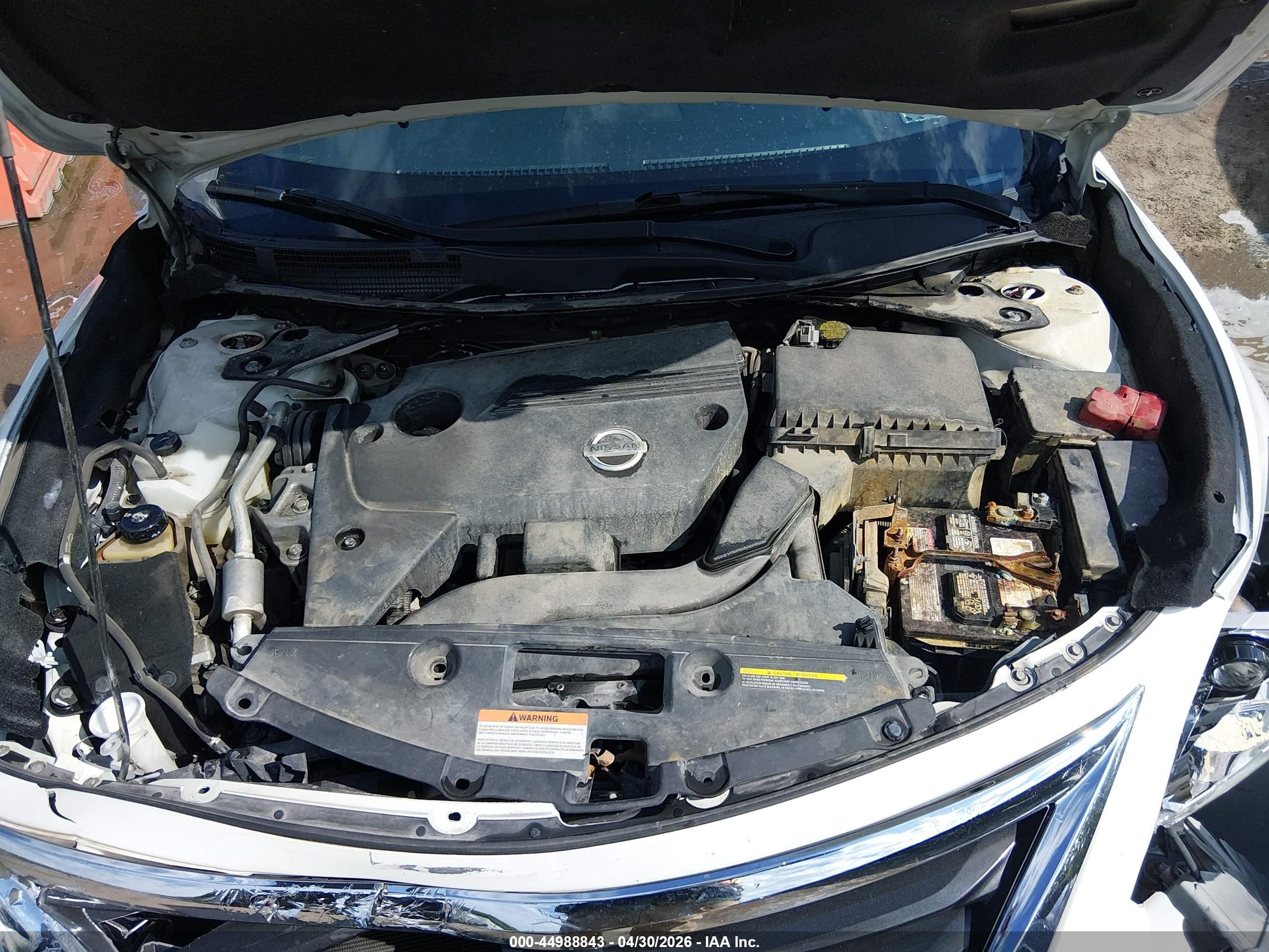 2015 Nissan Altima 2.5 S White vin: 1N4AL3AP7FN390749