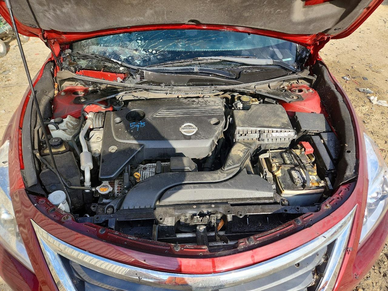 2015 Nissan Altima 2.5 S Burgundy vin: 1N4AL3AP7FN402432