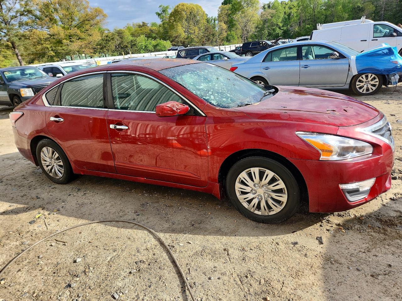 2015 Nissan Altima 2.5 S Burgundy vin: 1N4AL3AP7FN402432